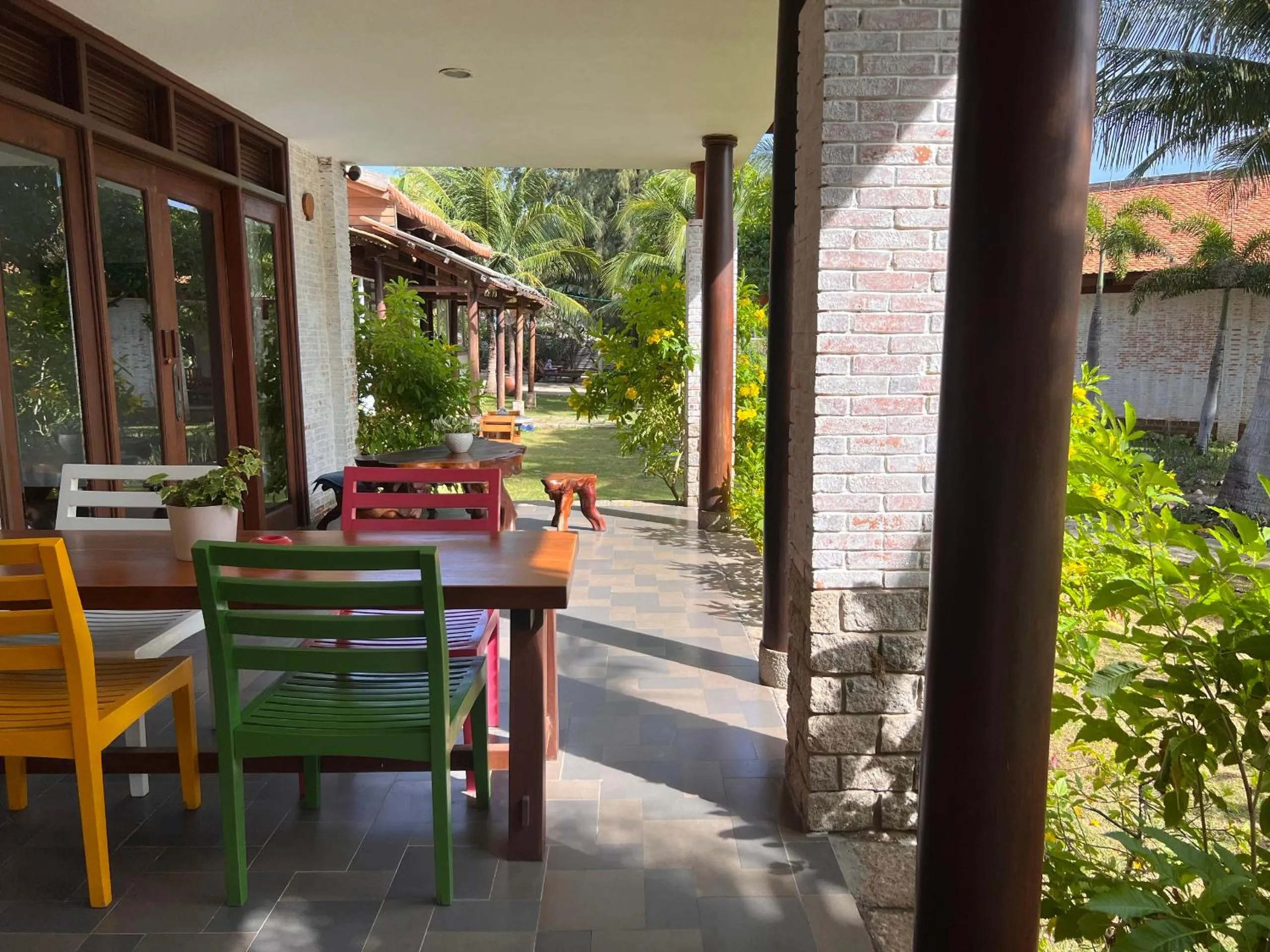 Seating area in Blue Shell Resort