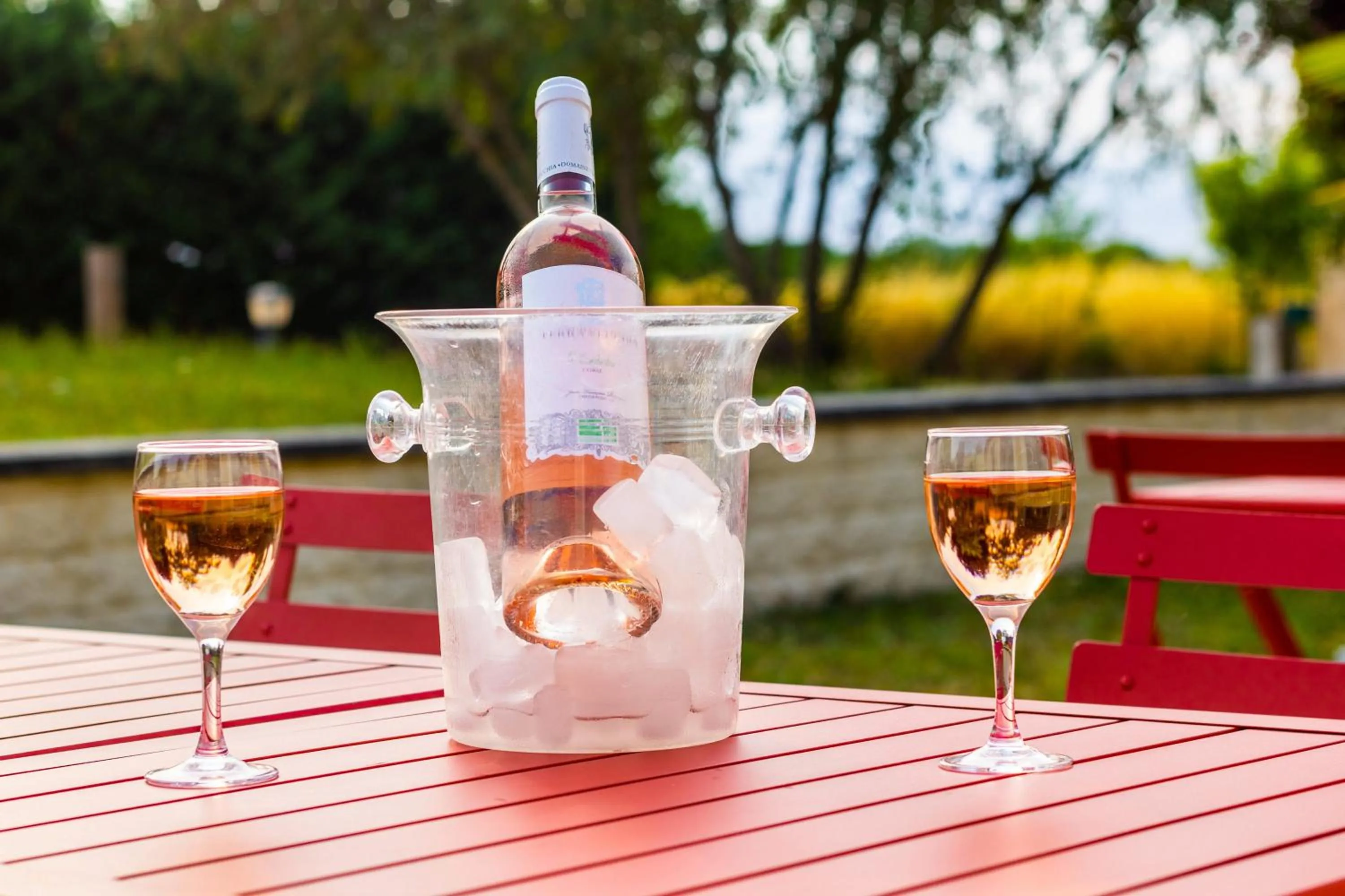 Patio in Hôtel HAPY