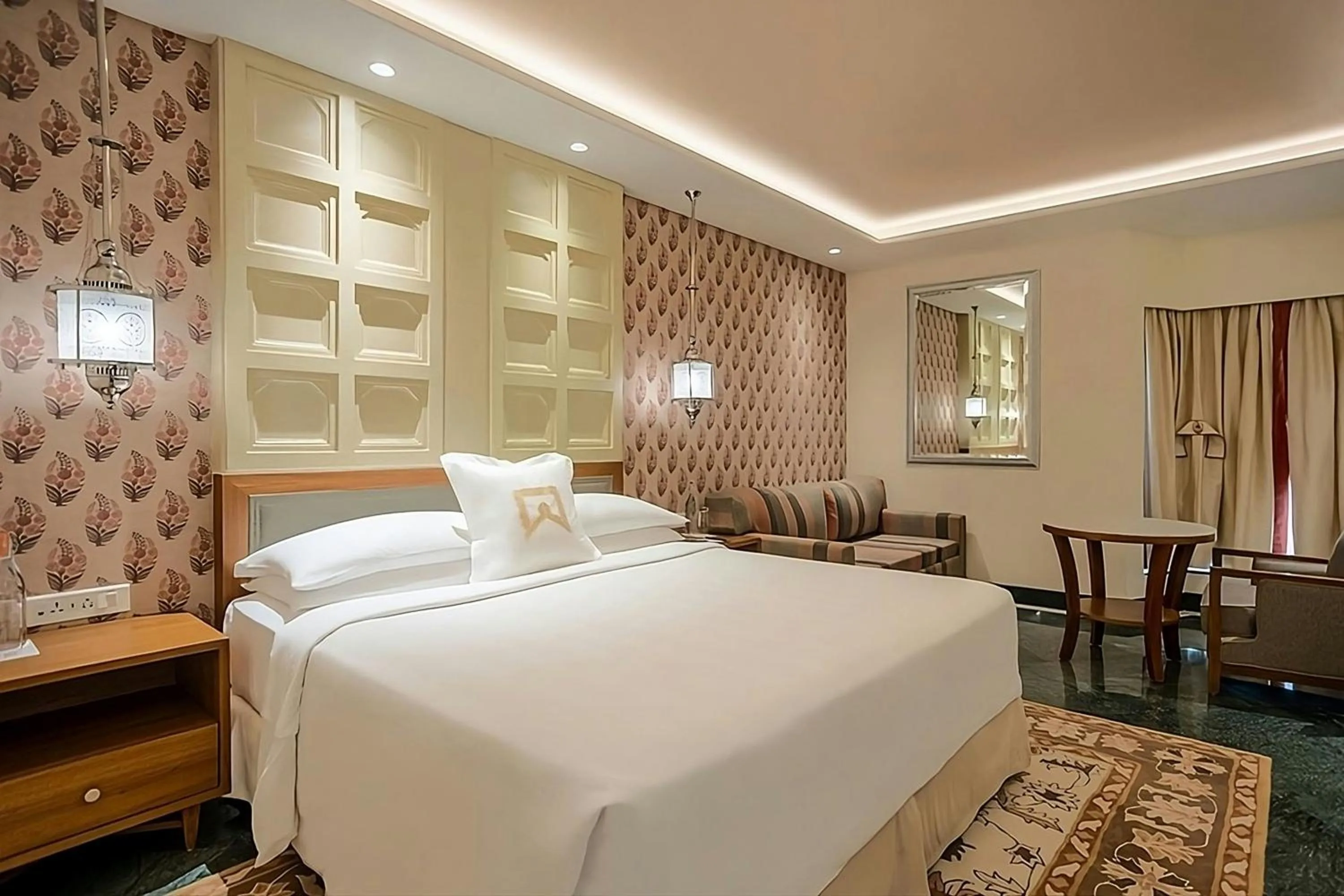 Photo of the whole room, Bed in ITC Mughal, A Luxury Collection Resort & Spa, Agra