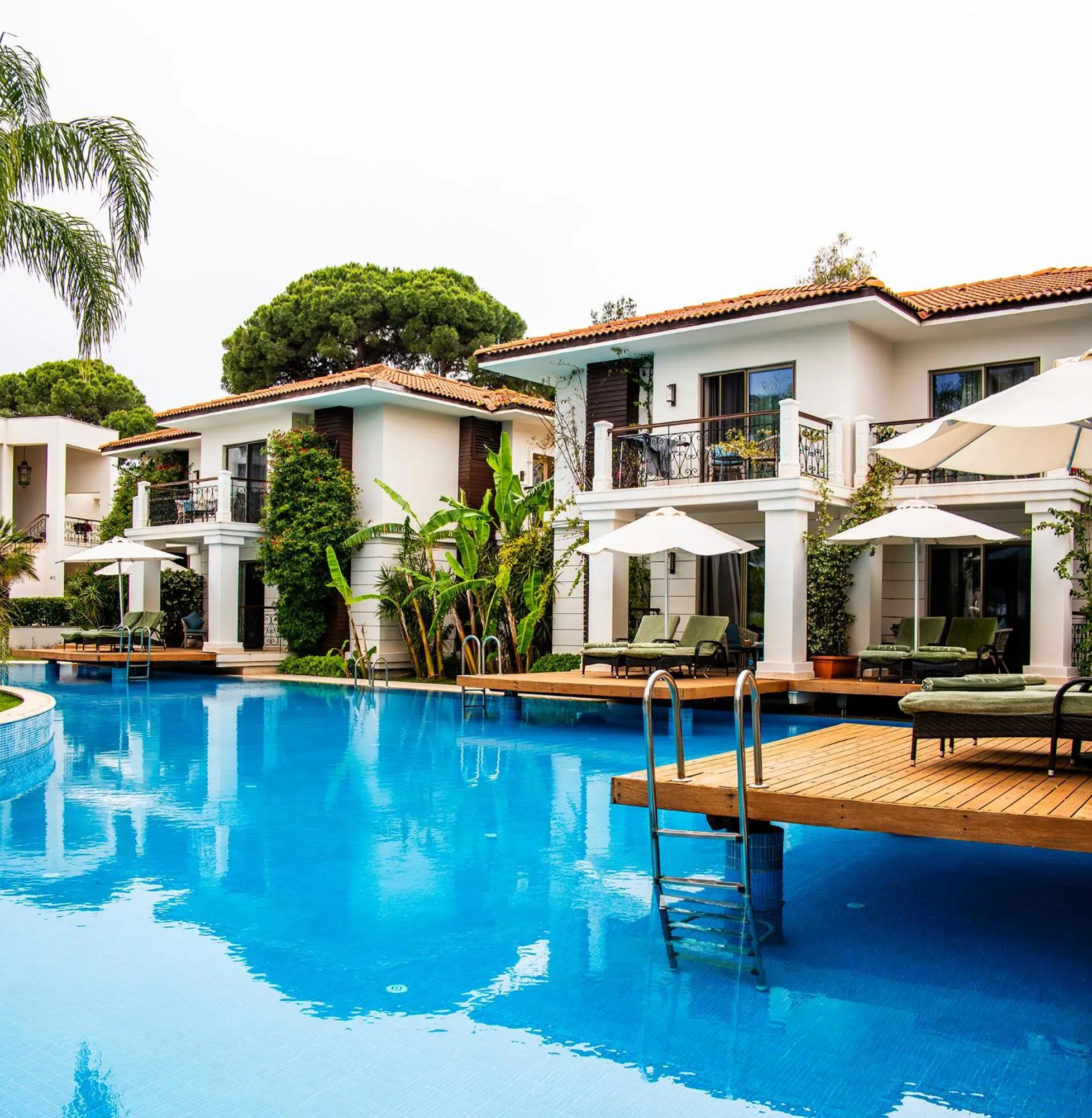 Patio, Property Building in Ela Quality Resort Belek - Kids Concept