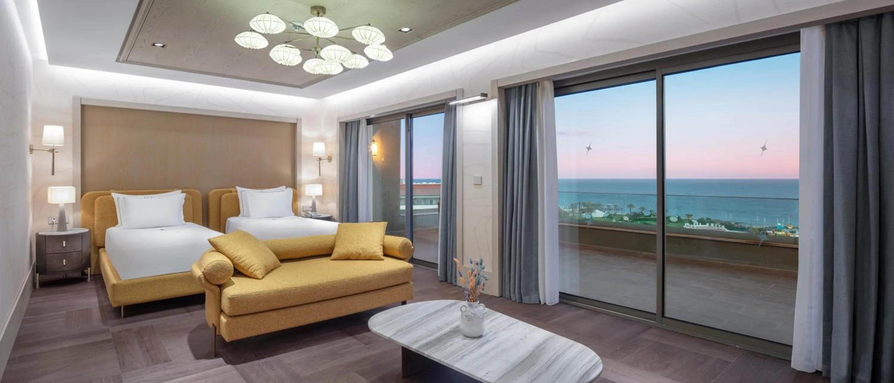 View (from property/room), Bed in Ela Quality Resort Belek - Kids Concept