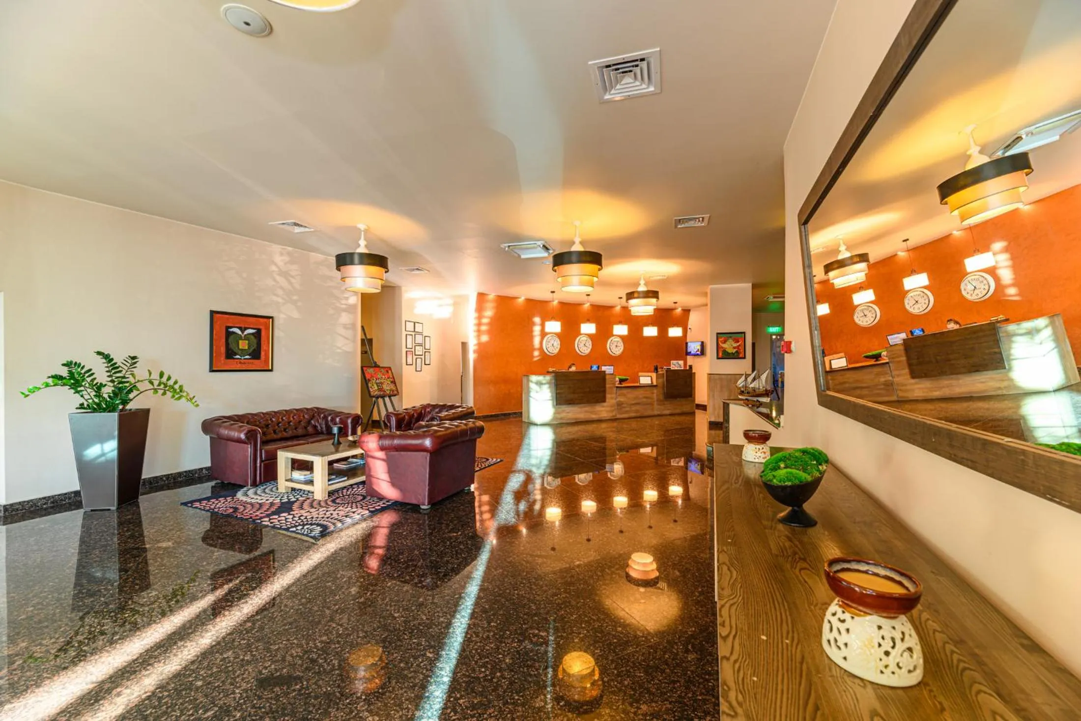 Lobby or reception in Vega Hotel