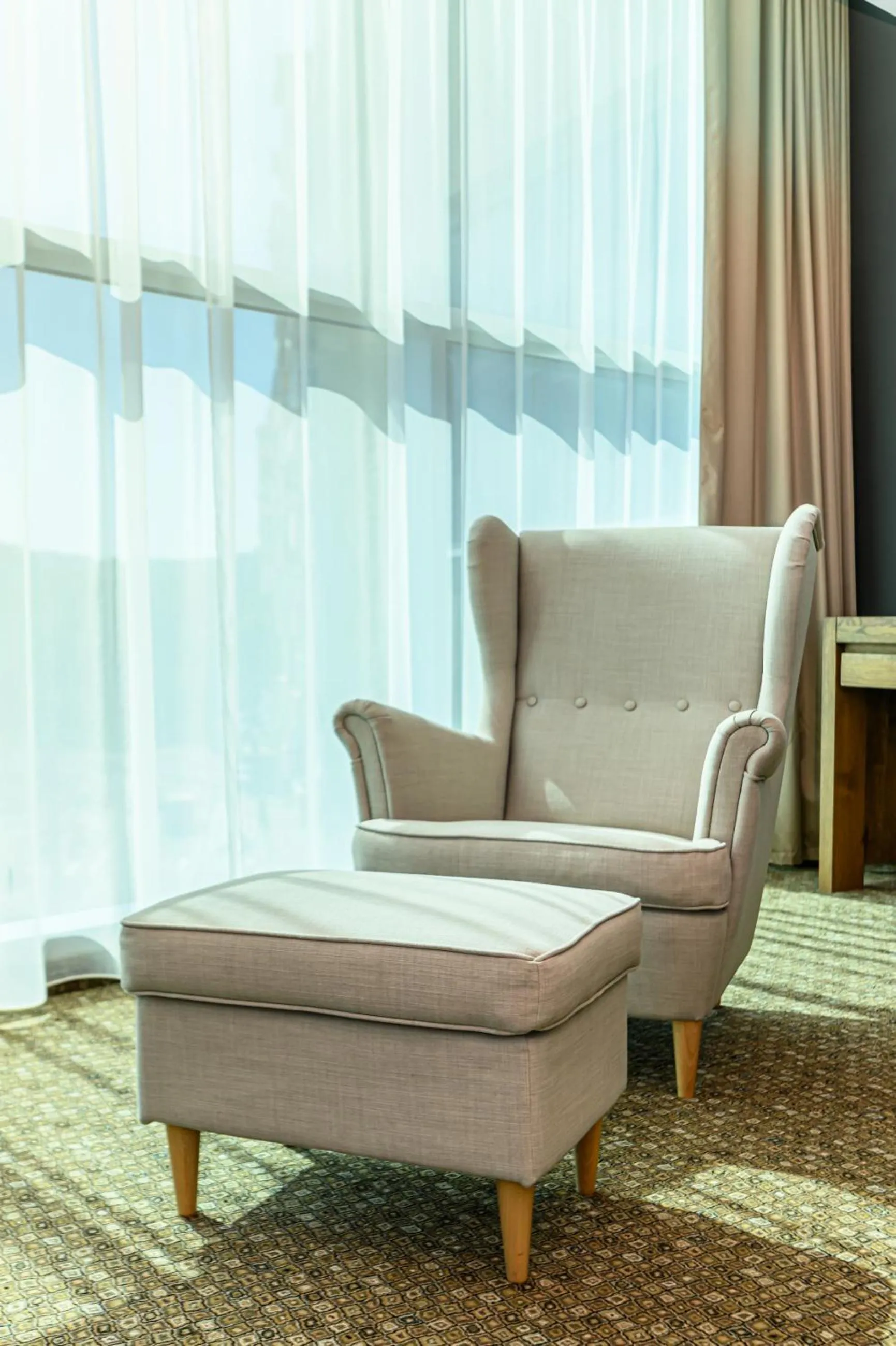 Seating area in Vega Hotel