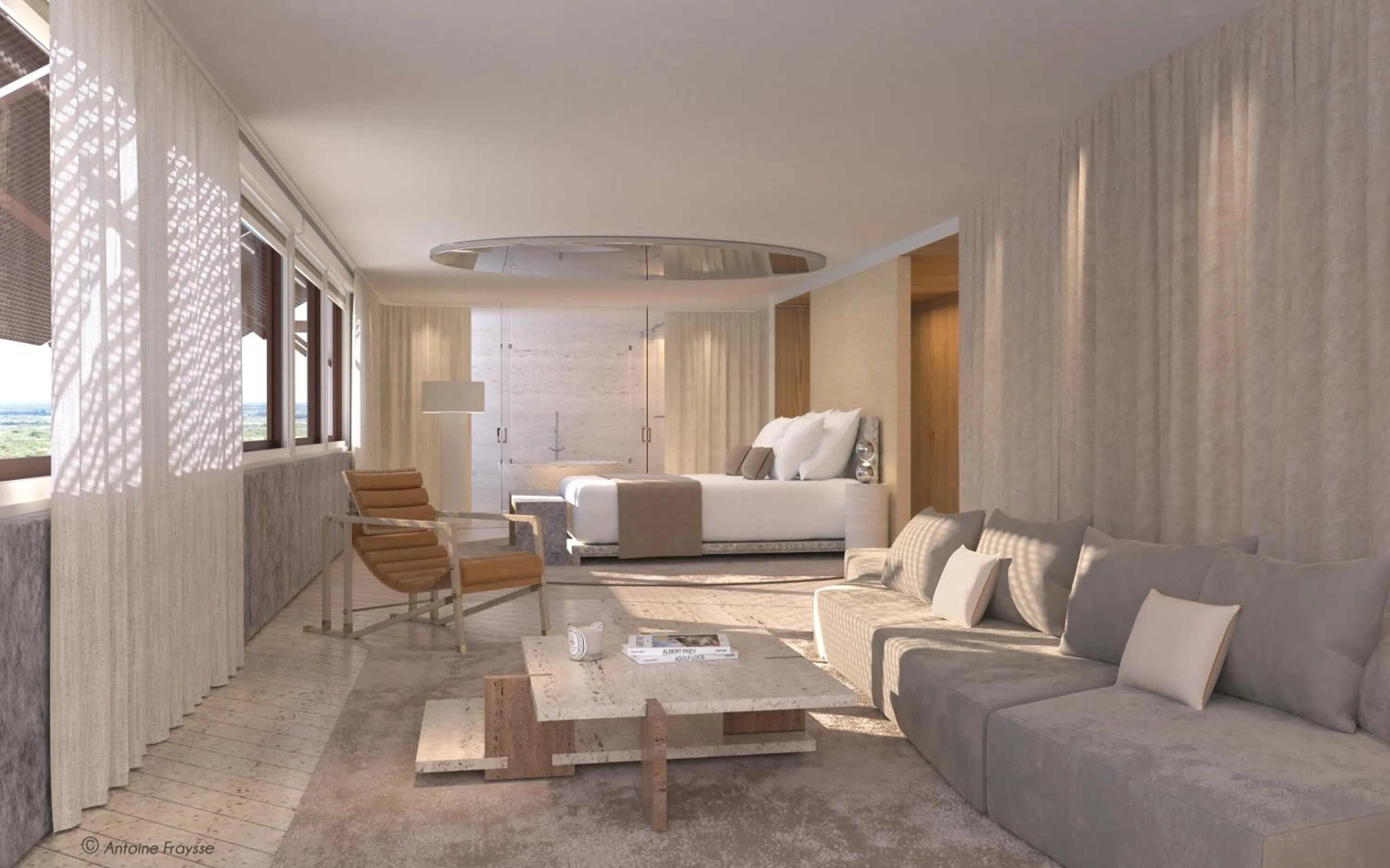 Living room in Hôtel Le Saint-James