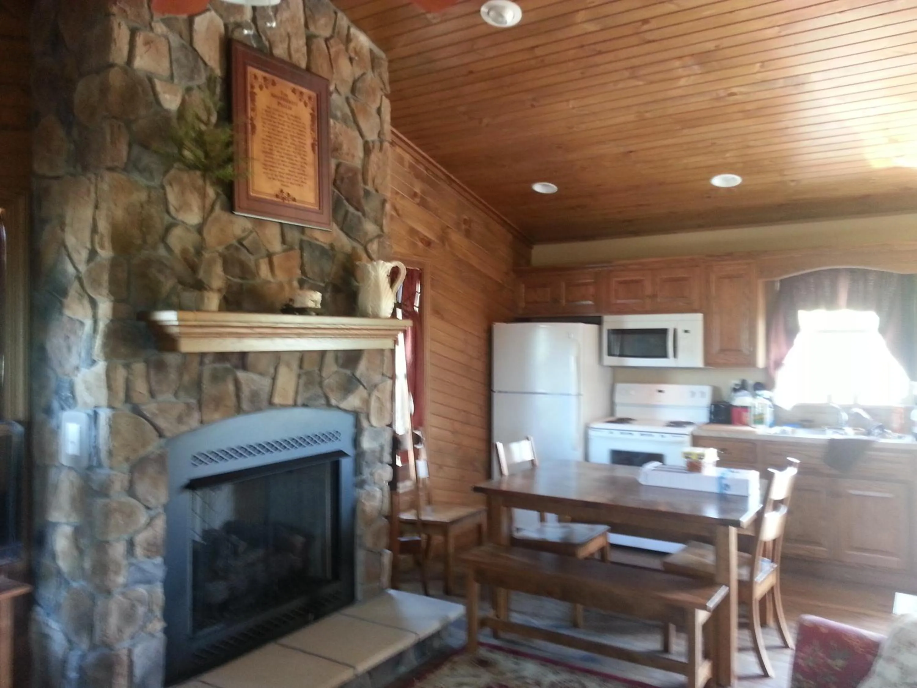 Kitchen or kitchenette in Amish Blessings Cabins