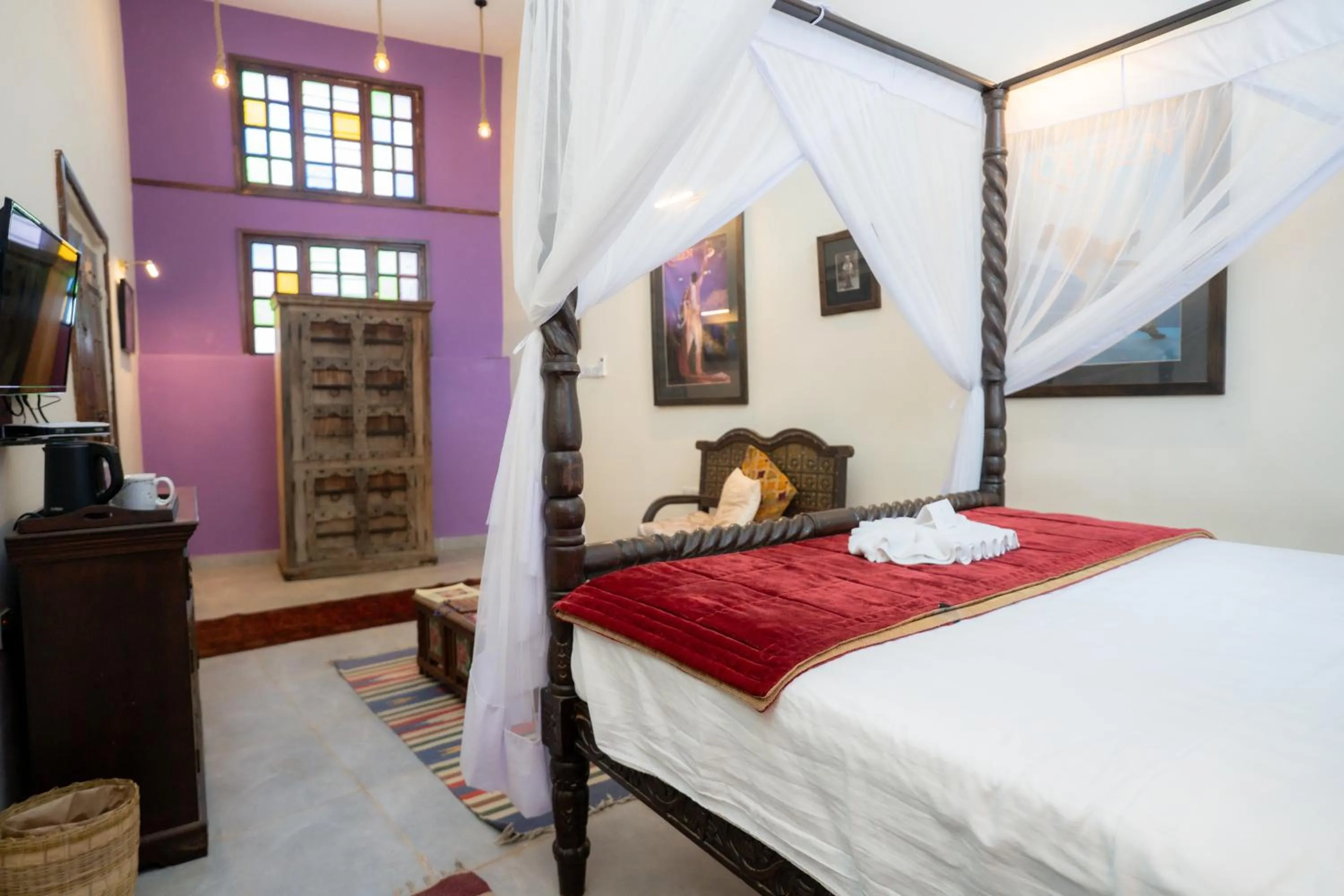 Bed in Jafferji House