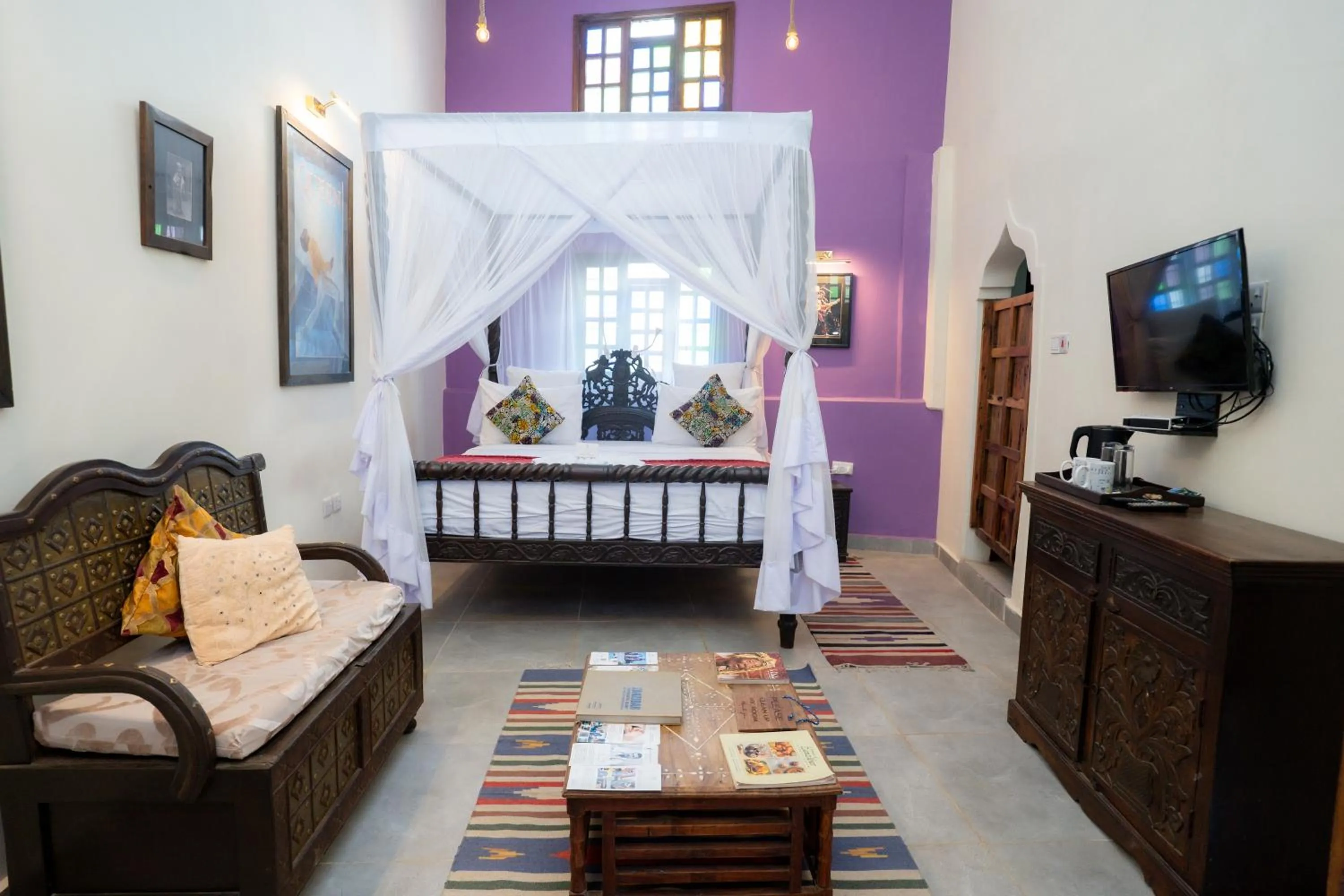 Bed in Jafferji House