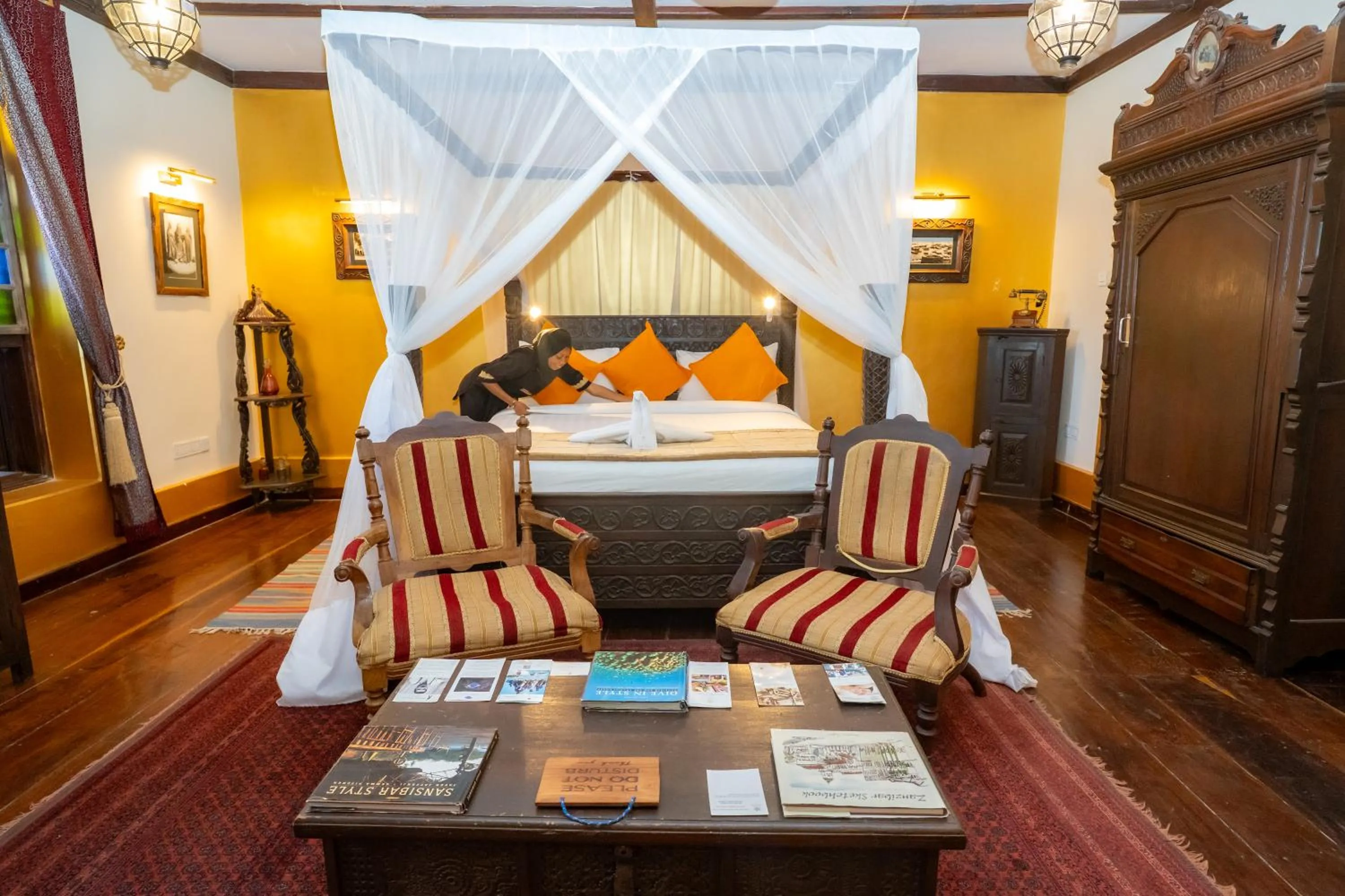 Bed in Jafferji House