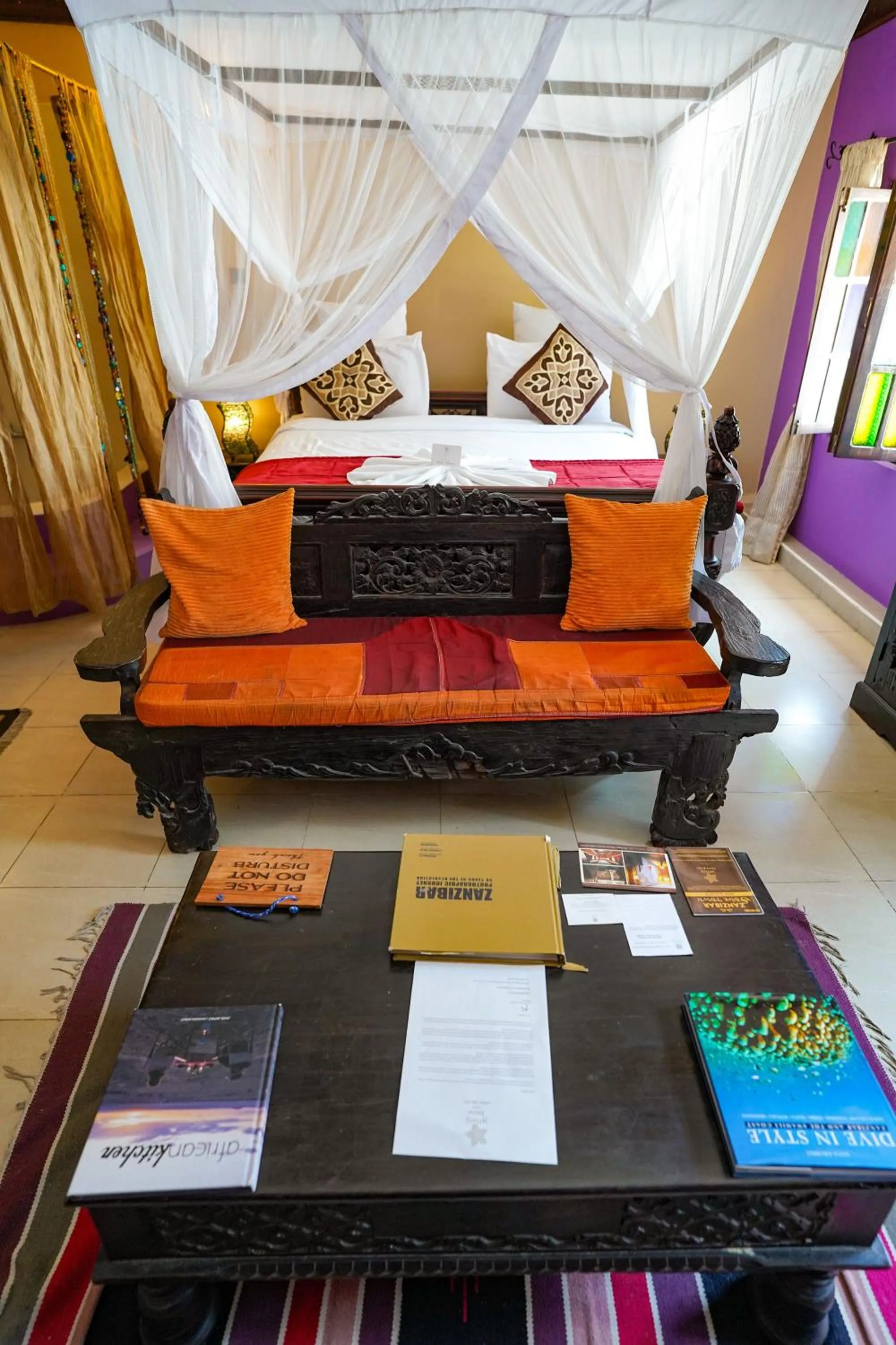 Bed in Jafferji House