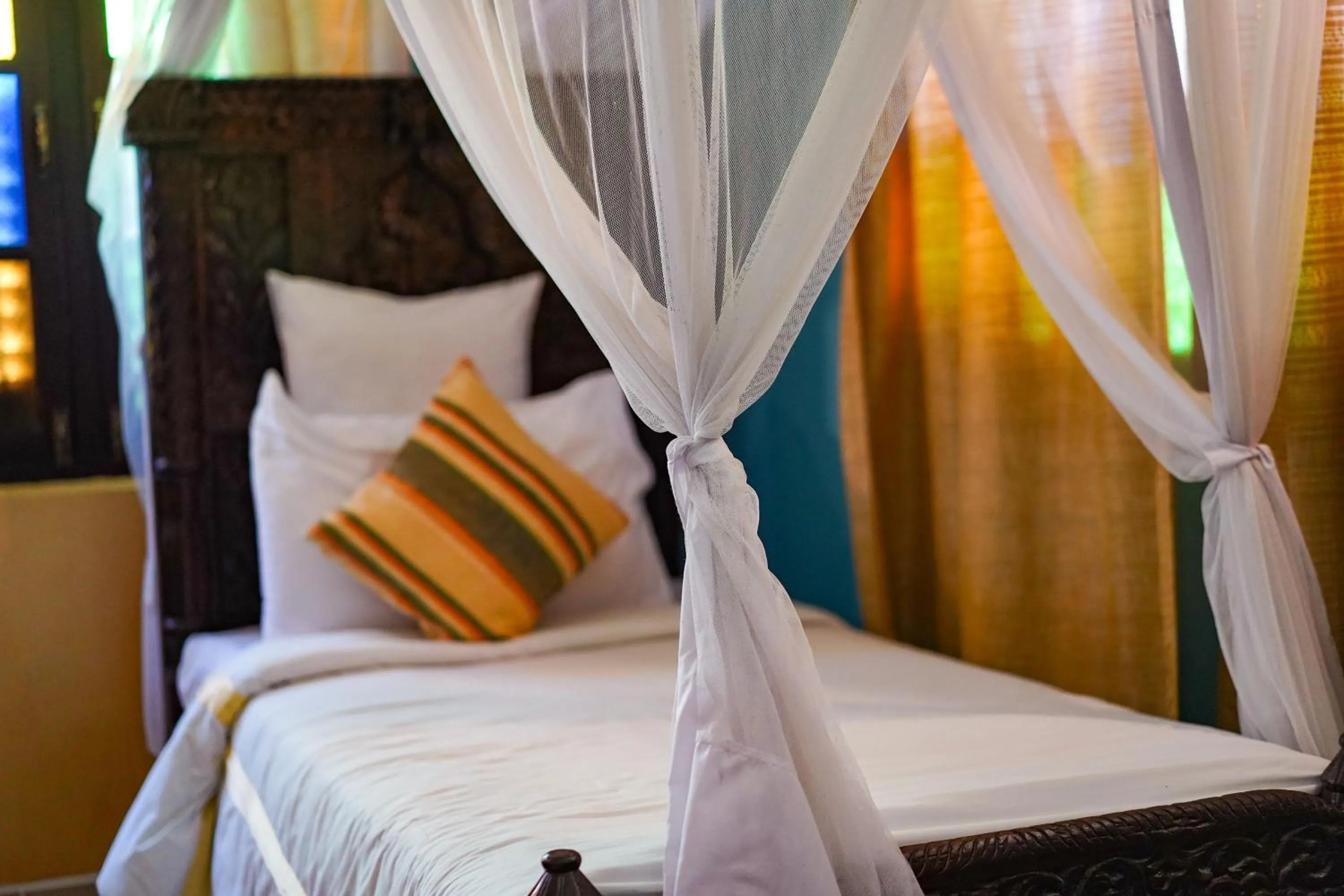 Bed in Jafferji House