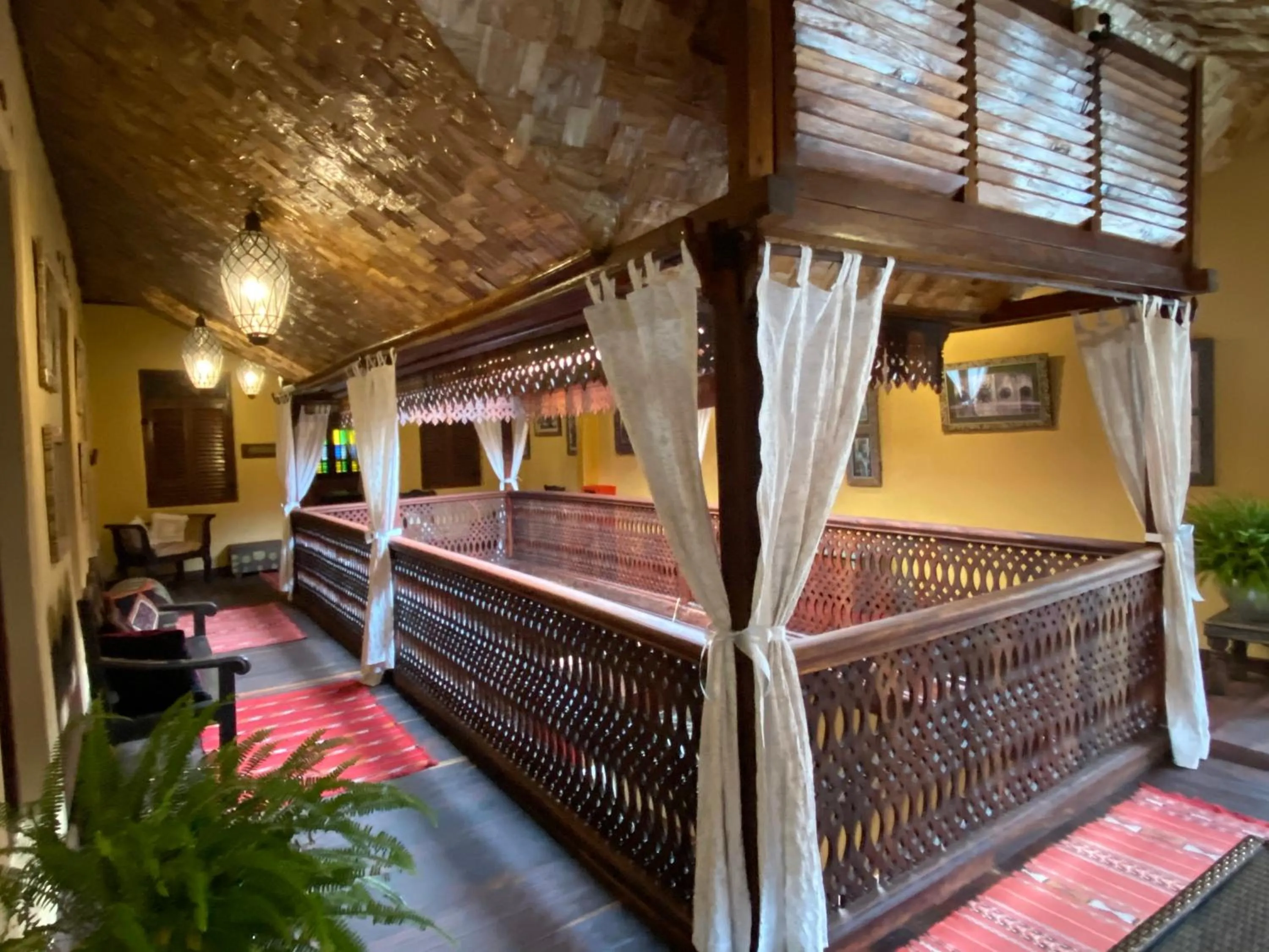 Decorative detail, Bed in Jafferji House