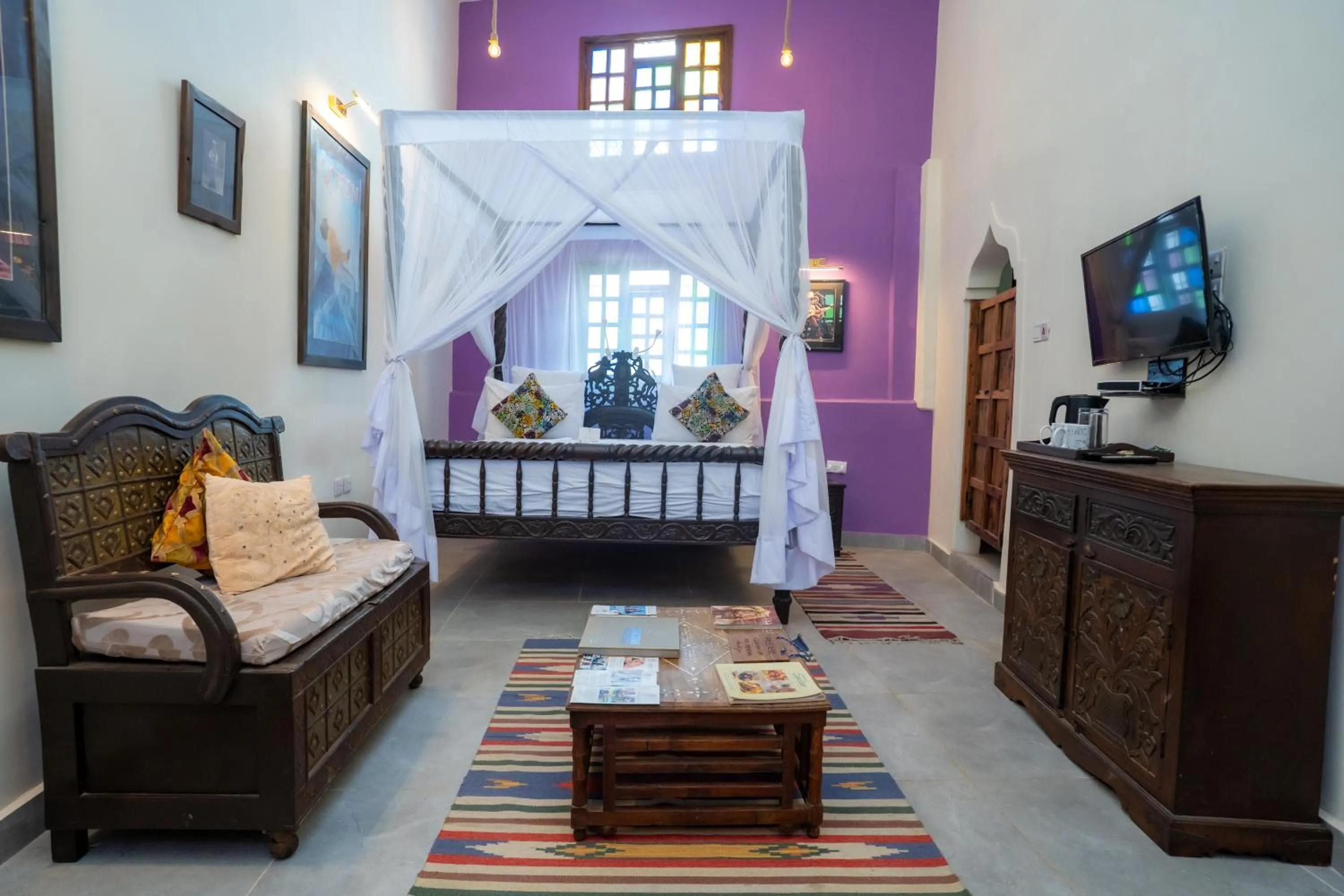 Bed in Jafferji House