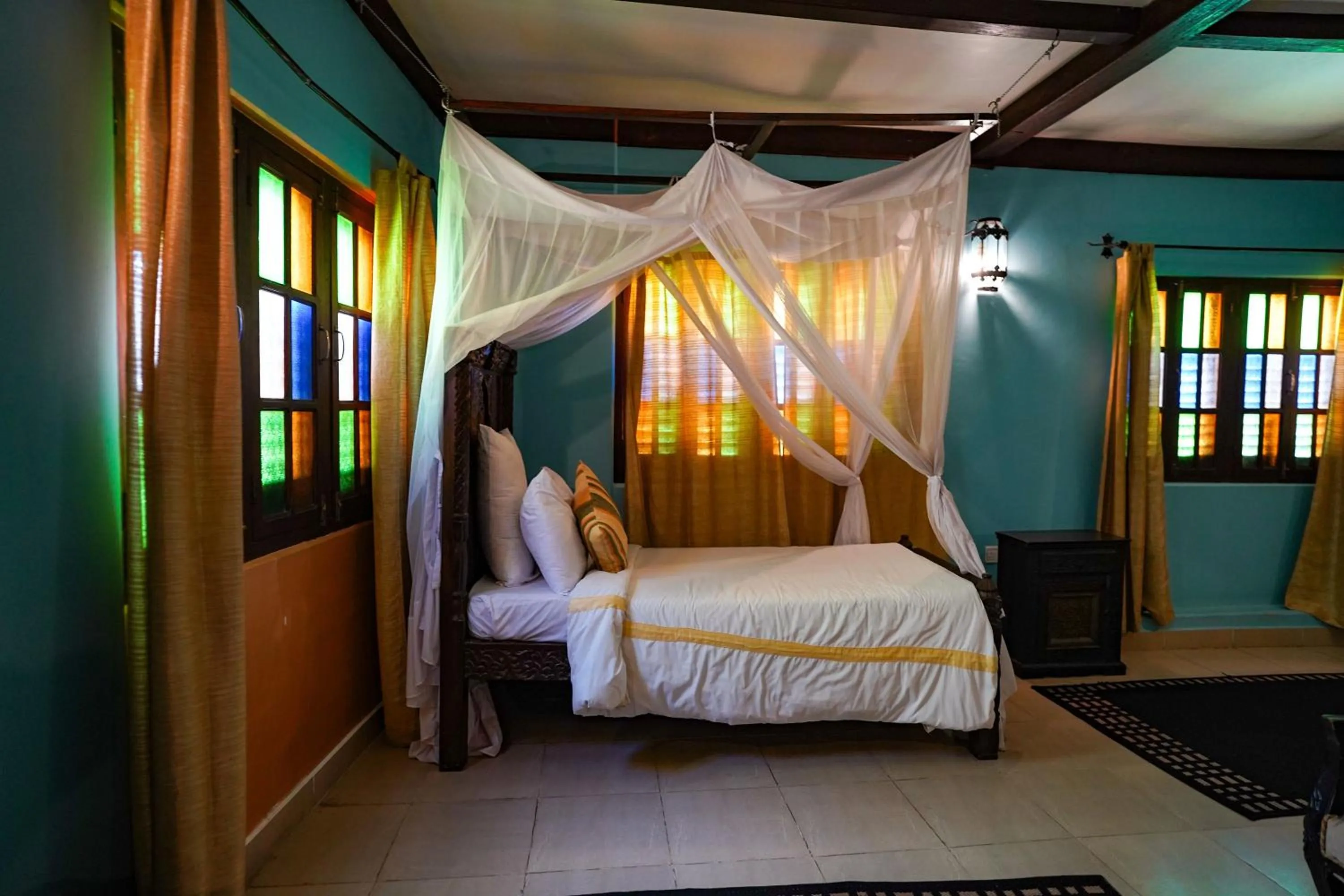 Bed in Jafferji House