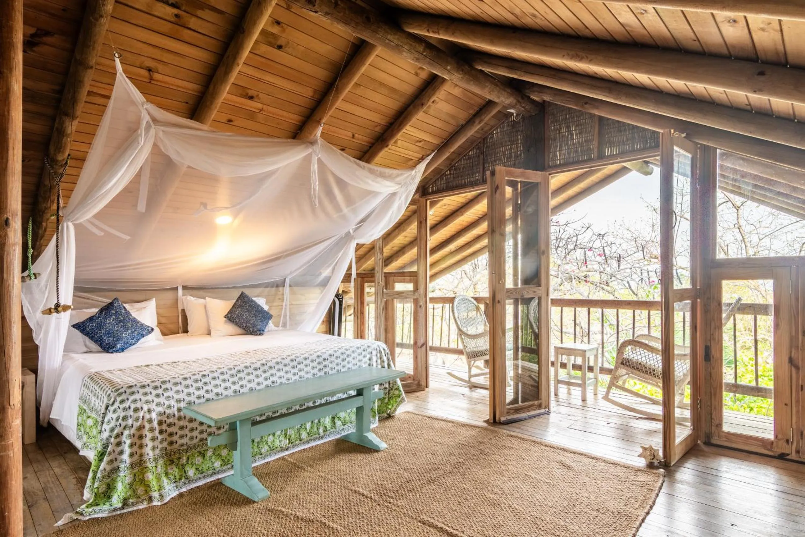 View (from property/room), Bed in Hotel Playa Manglares Isla Baru