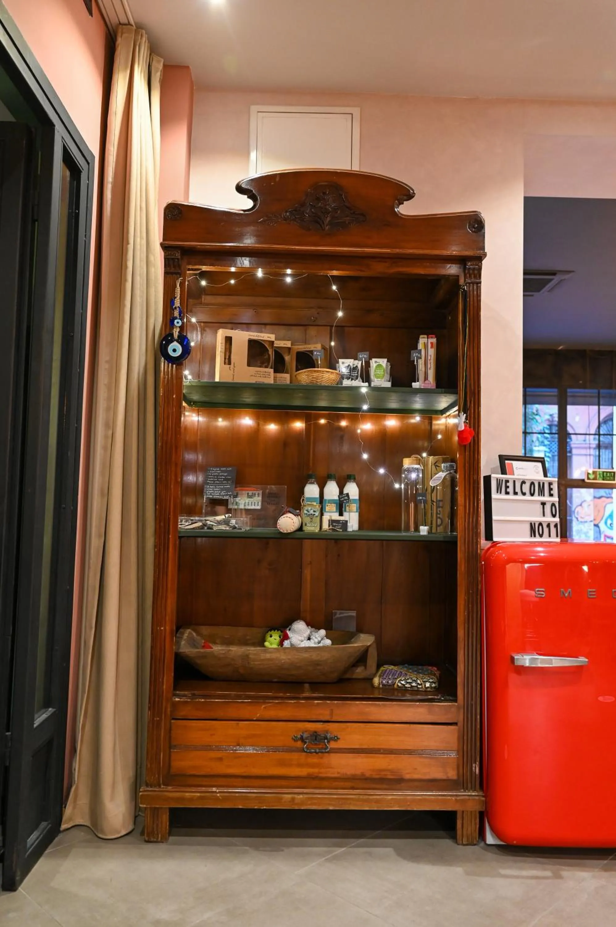 Decorative detail in No11 Hotel & Apartments