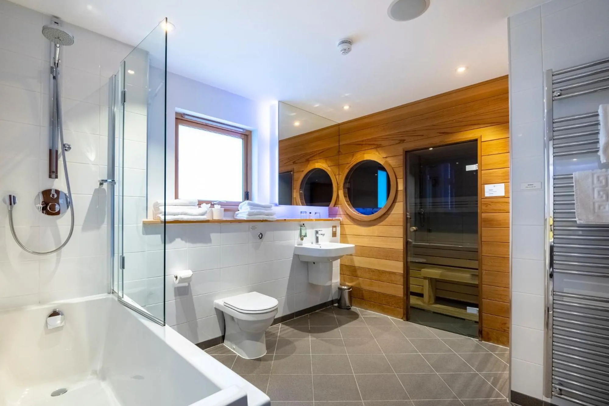 Shower in Portavadie Loch Fyne Scotland