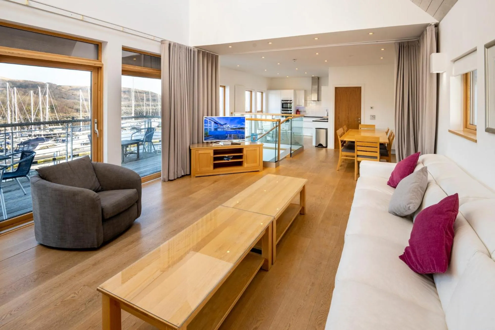 Kitchen or kitchenette in Portavadie Loch Fyne Scotland