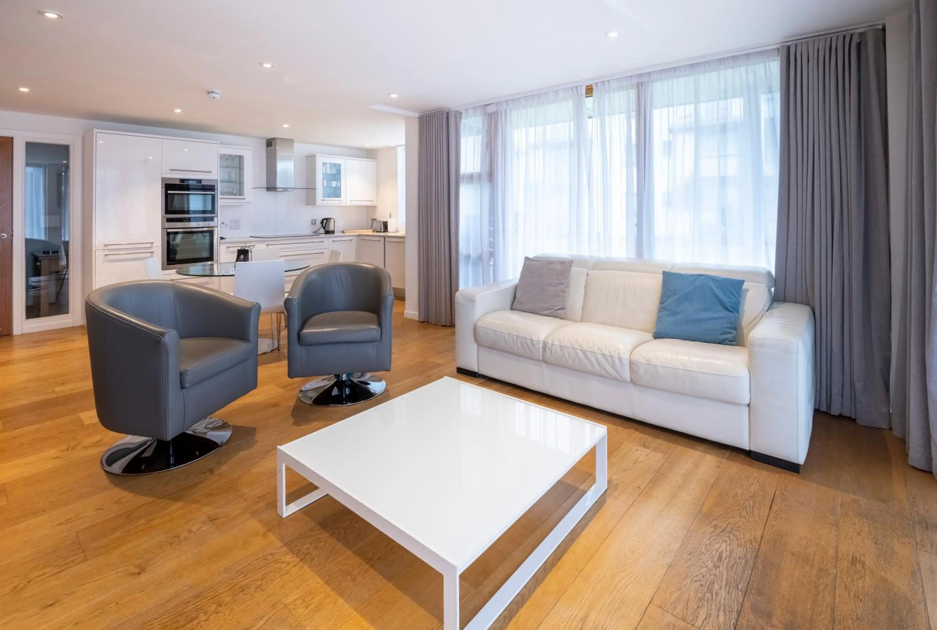 Living room in Portavadie Loch Fyne Scotland