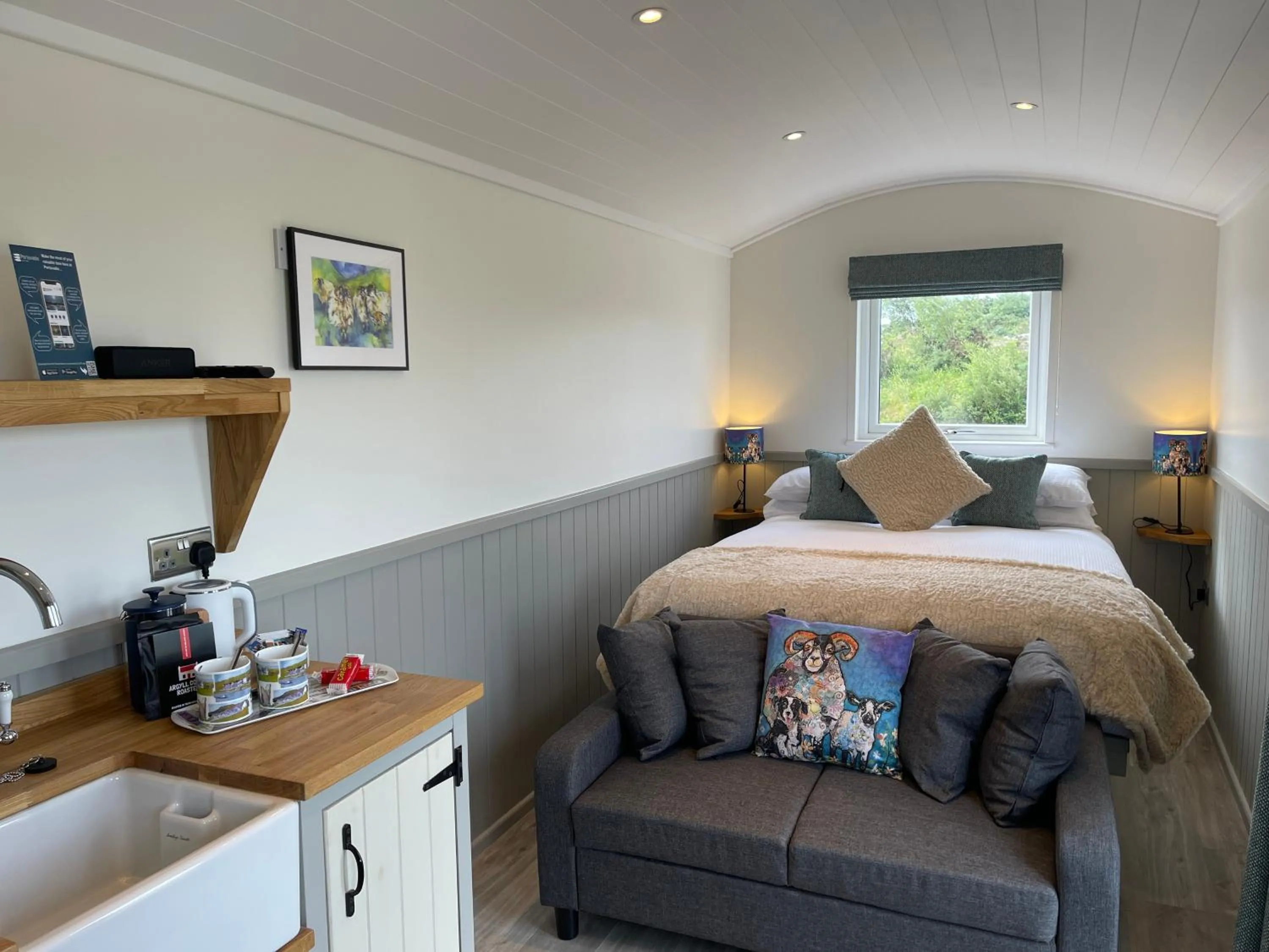 Bed in Portavadie Loch Fyne Scotland