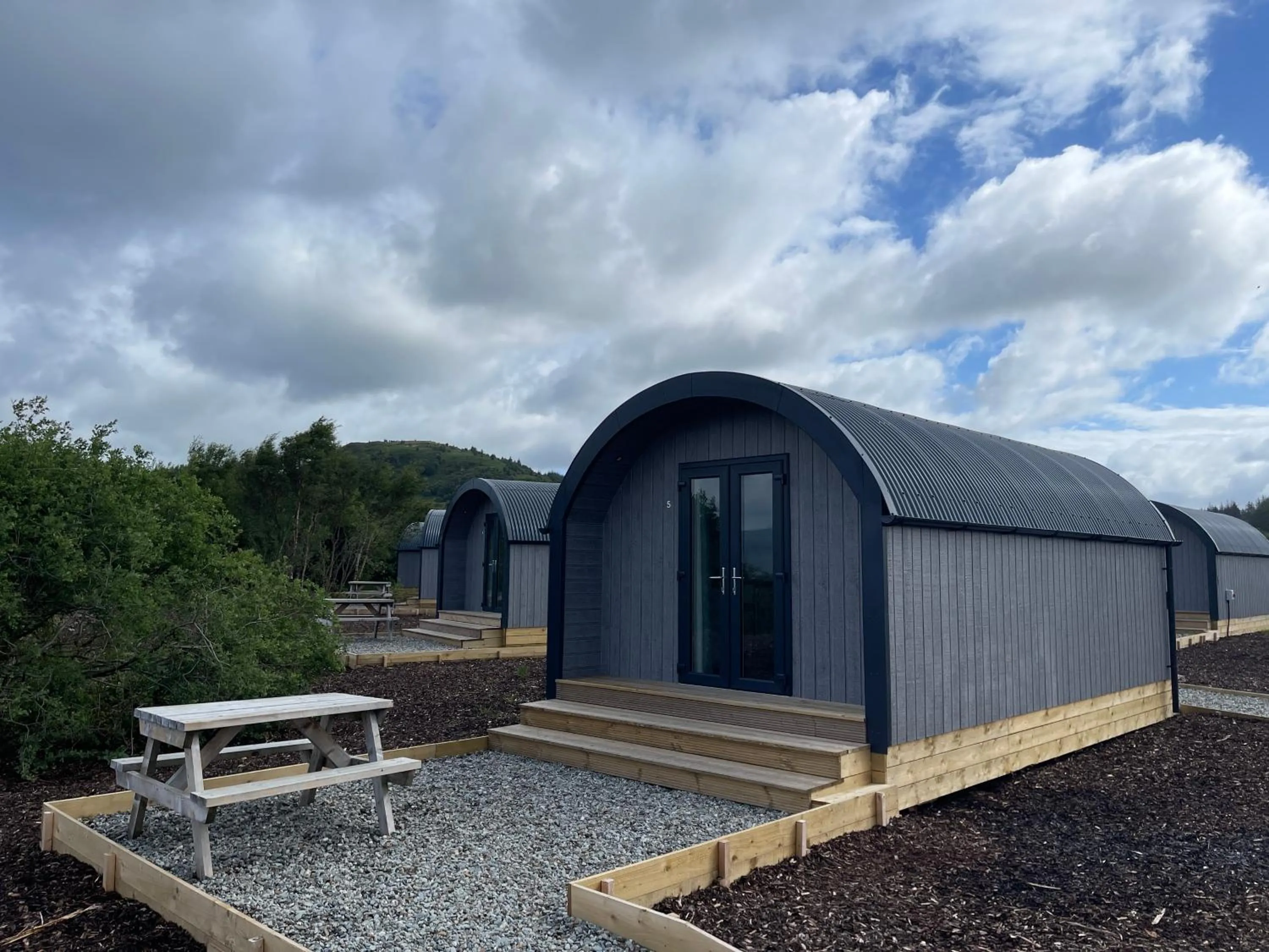 Property building in Portavadie Loch Fyne Scotland