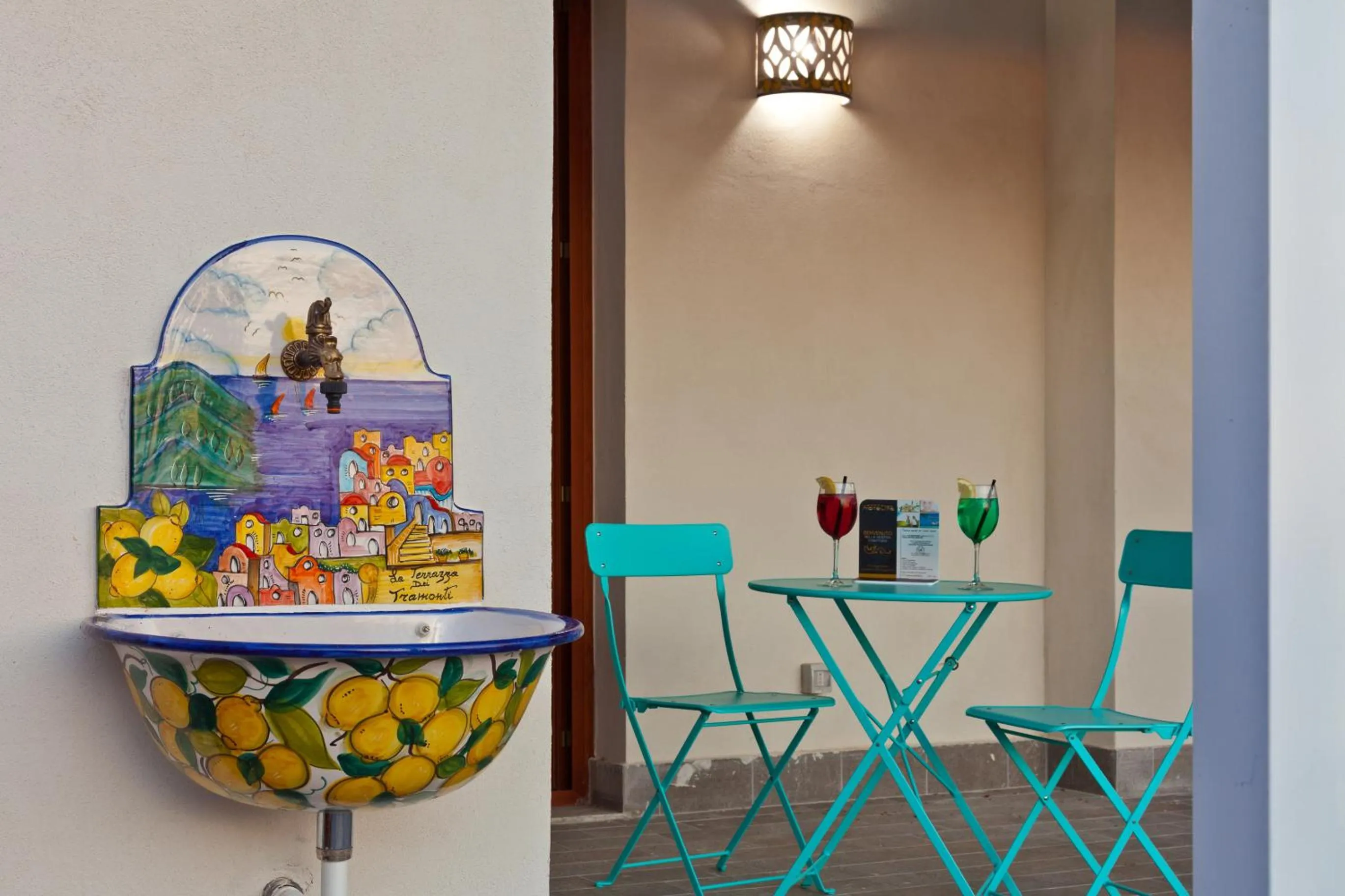 Balcony/Terrace in La terrazza dei tramonti