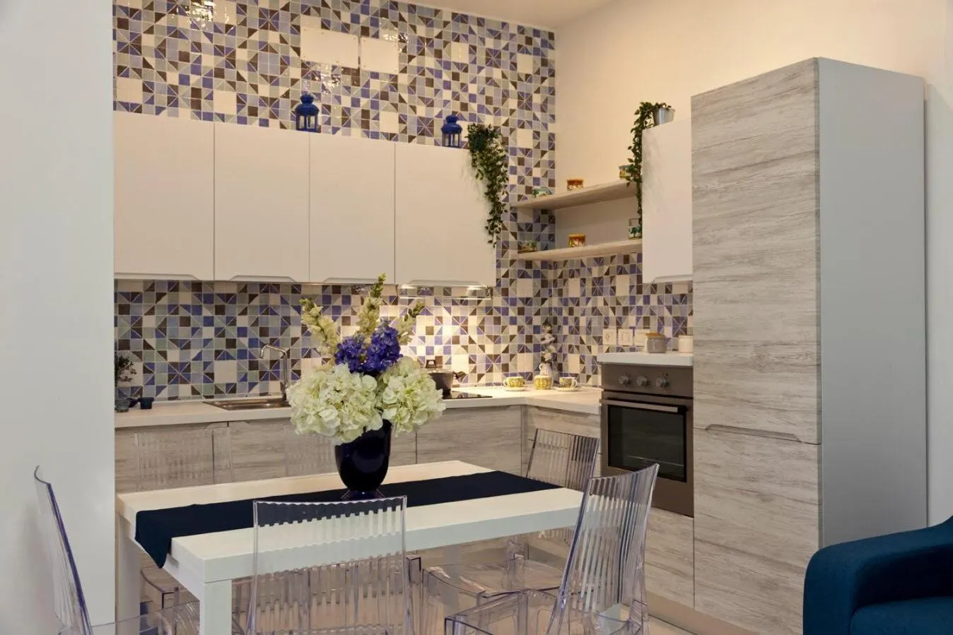 Kitchen or kitchenette in La terrazza dei tramonti