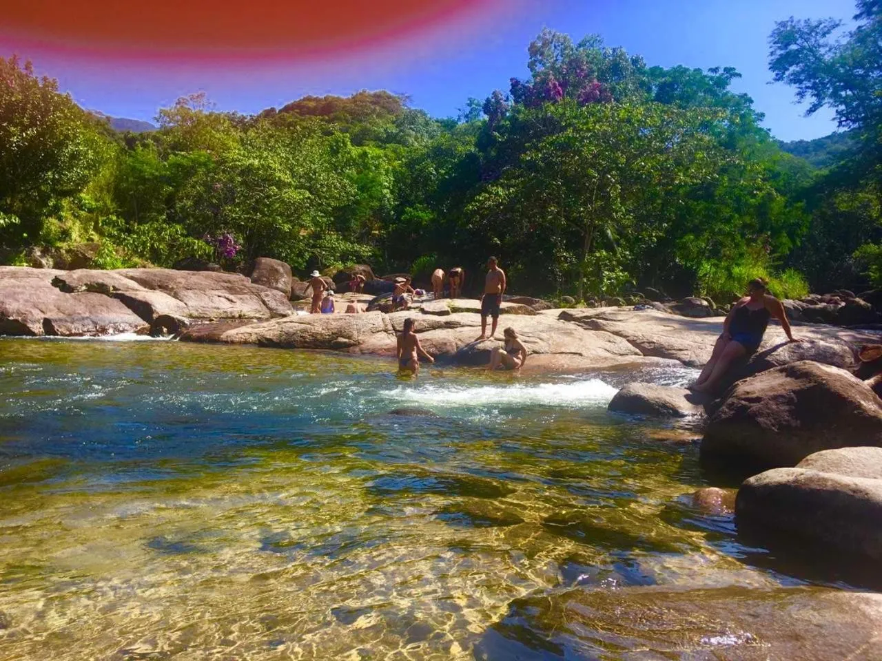 Natural landscape in Praia Maranduba