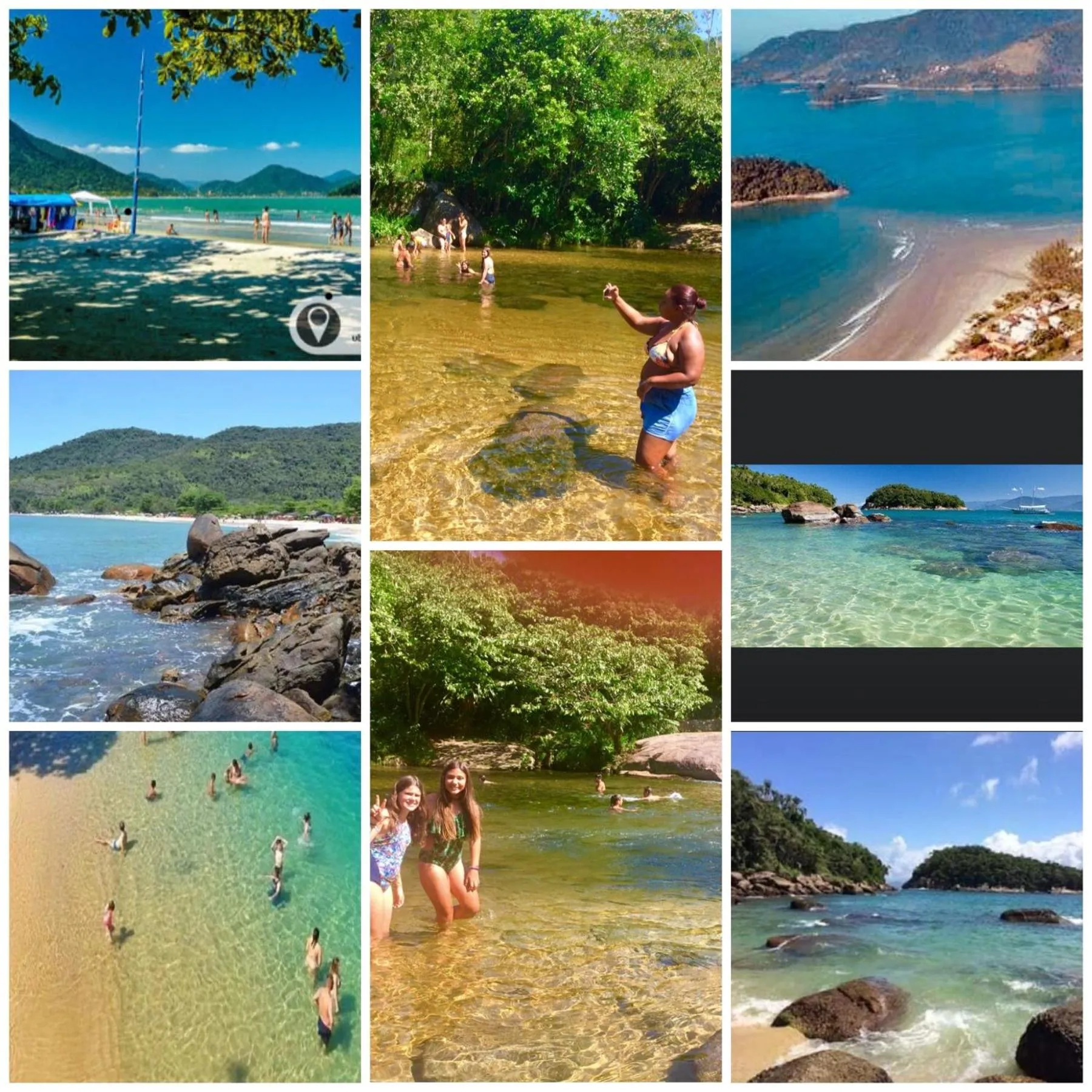 Natural landscape in Praia Maranduba