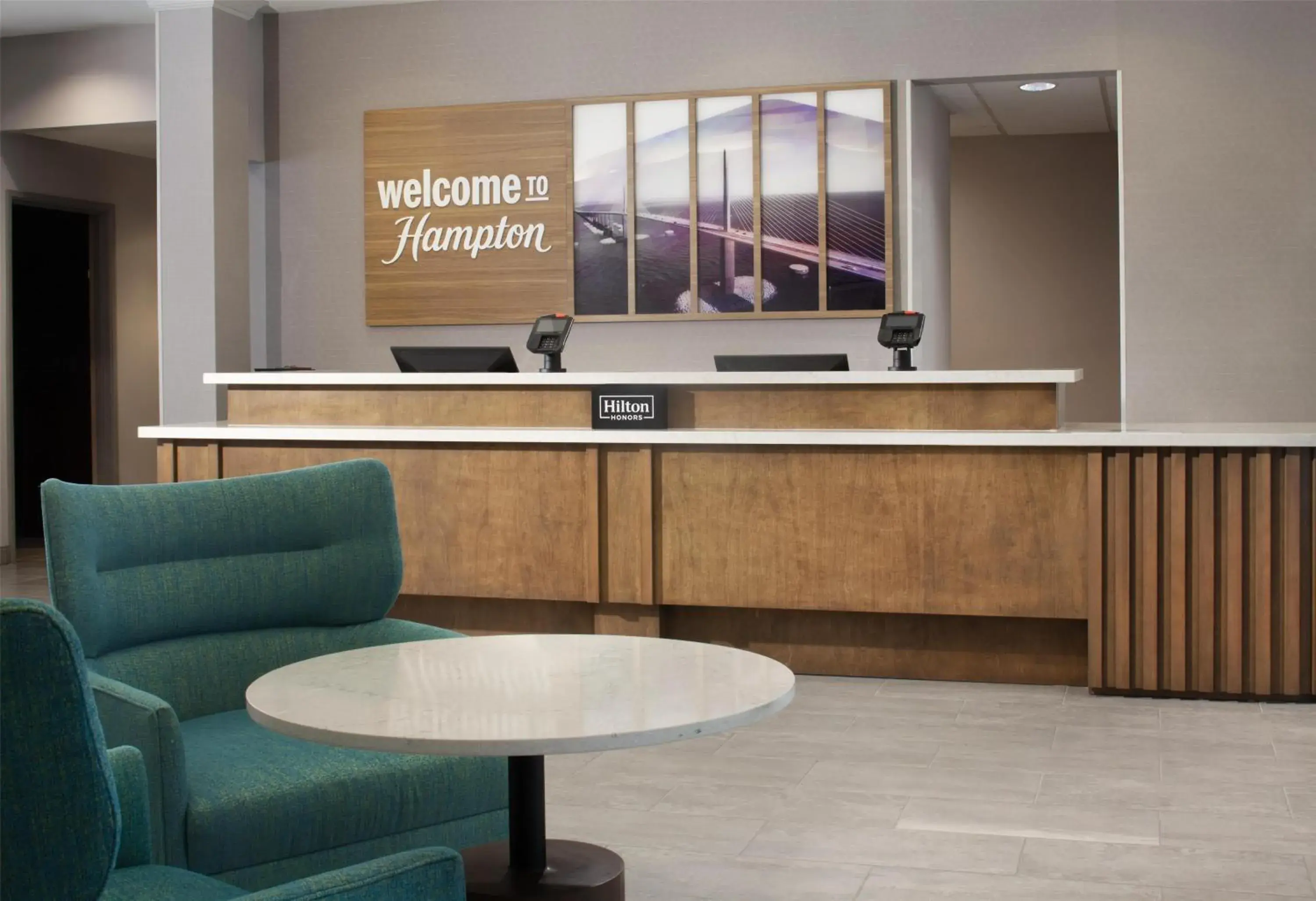 Lobby or reception in Hampton Inn & Suites Tampa-North Lobby or reception in Hampton Inn & Suites Tampa-North