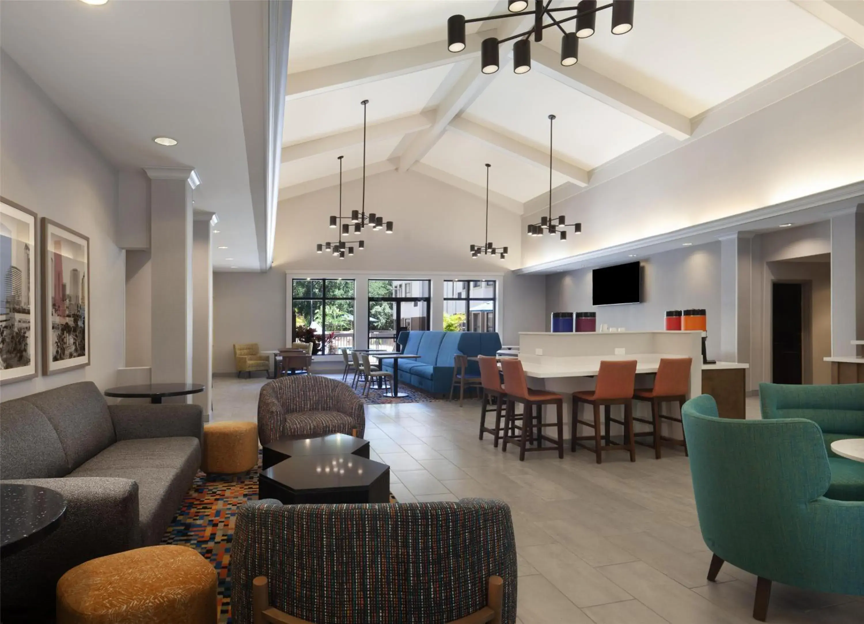 Lobby or reception in Hampton Inn & Suites Tampa-North Lobby or reception in Hampton Inn & Suites Tampa-North