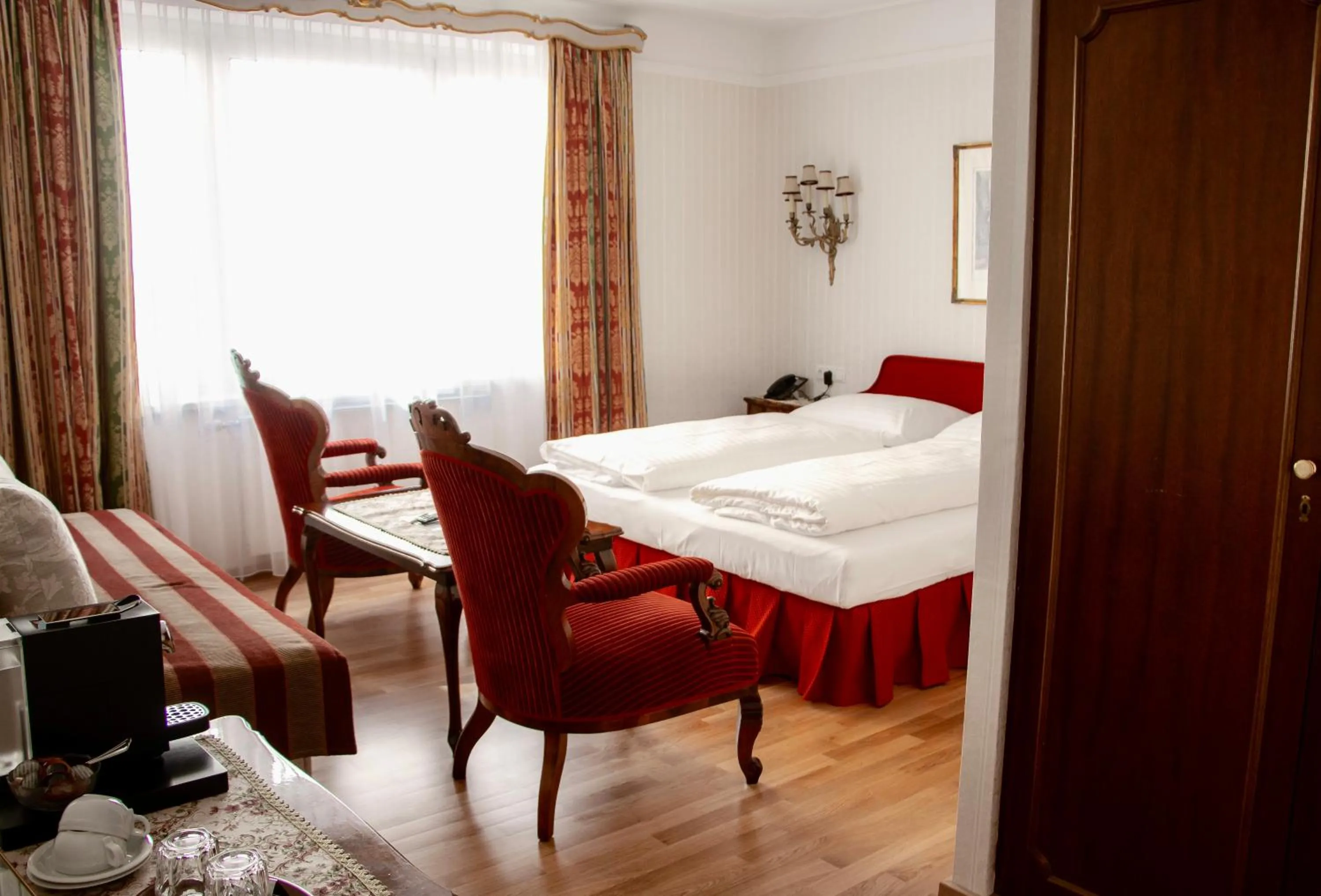 Bed in Hotel Pension Suzanne