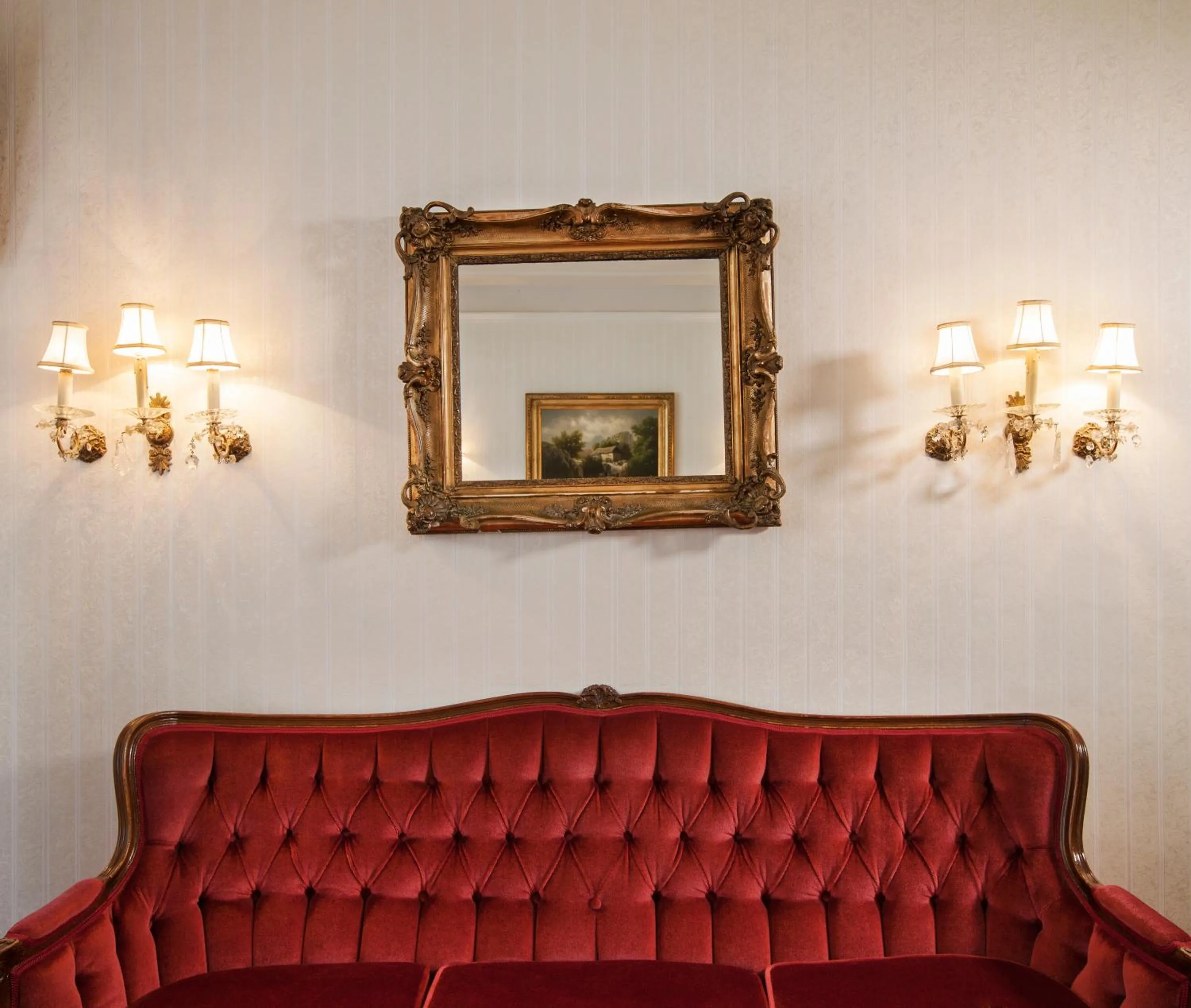 Seating area in Hotel Pension Suzanne