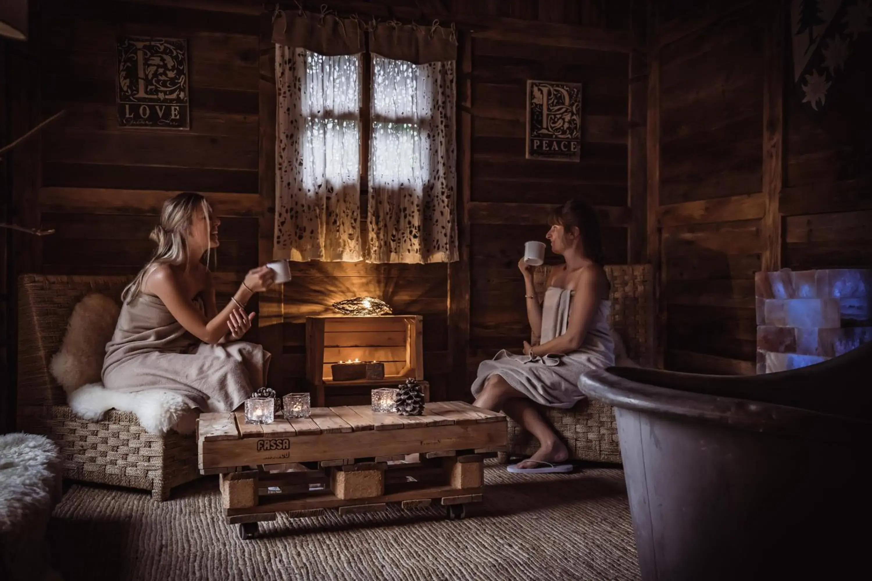 Spa and wellness centre/facilities in Chalet Svizzero Spa and wellness centre/facilities in Chalet Svizzero