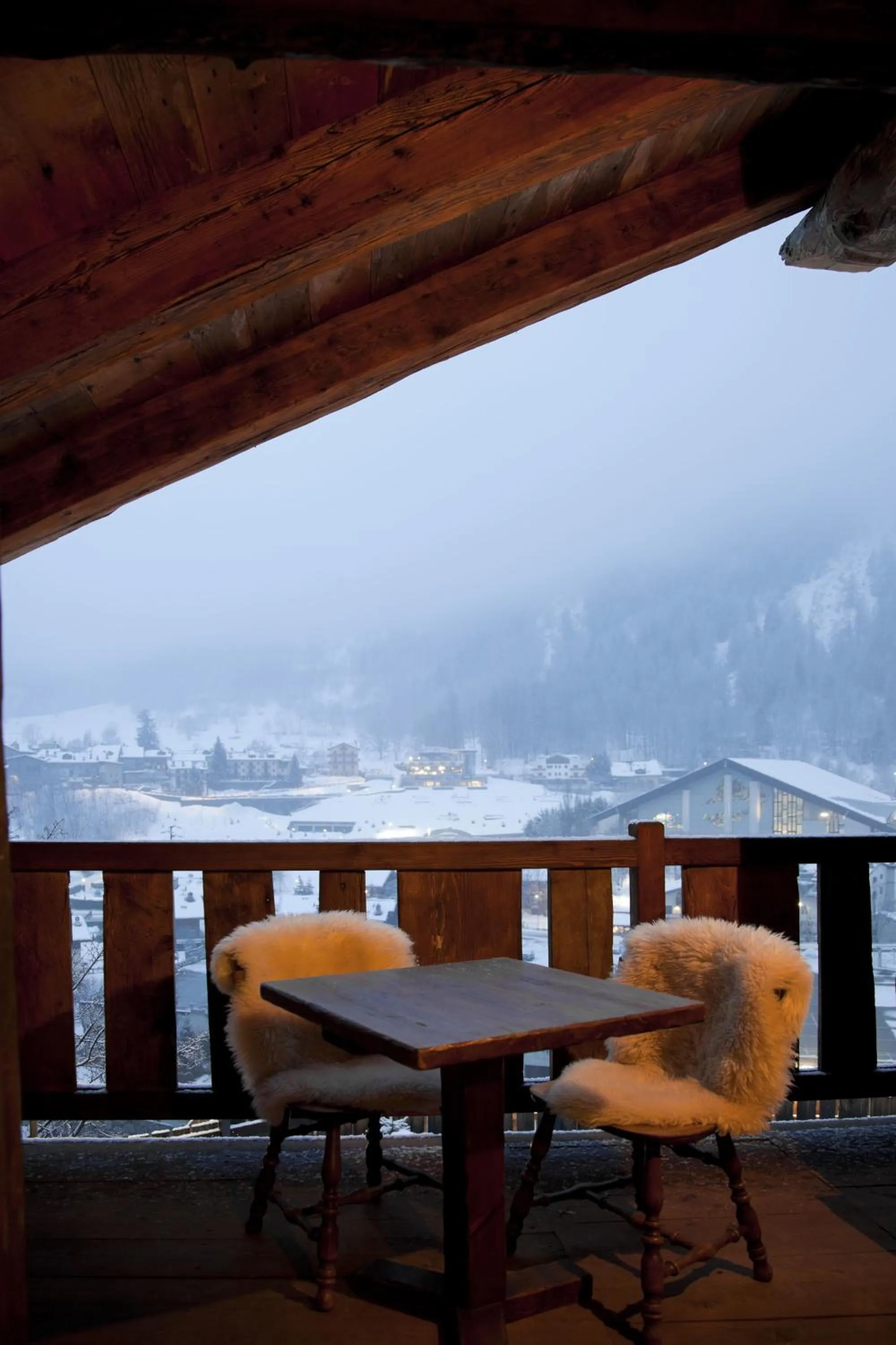 Balcony/Terrace in Chalet Svizzero