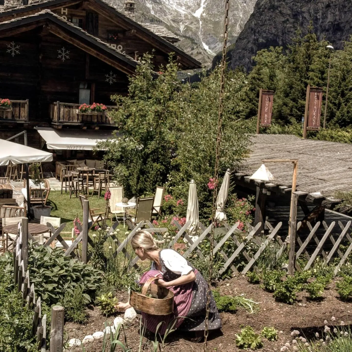 Garden in Chalet Svizzero