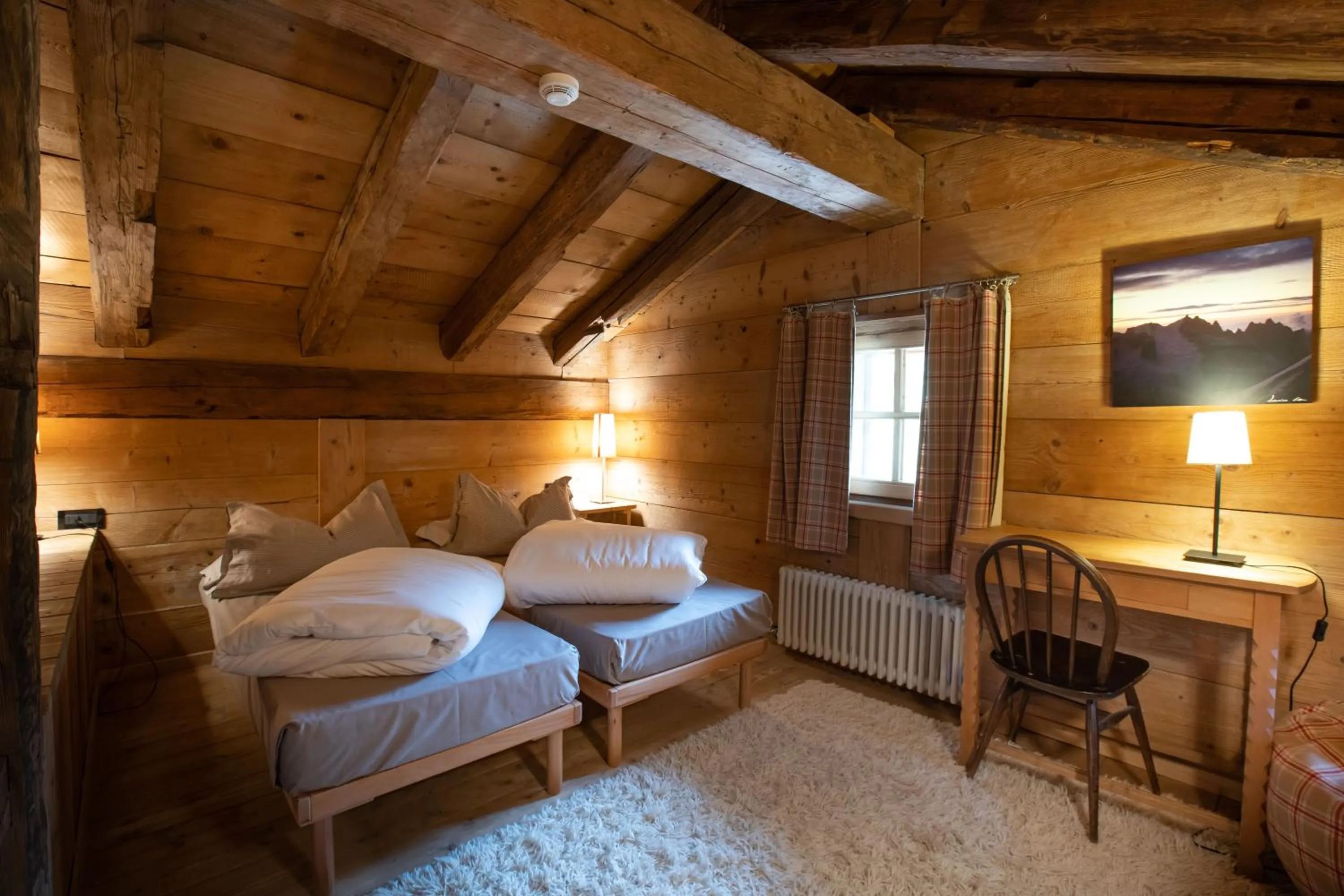 Bed in Chalet Svizzero