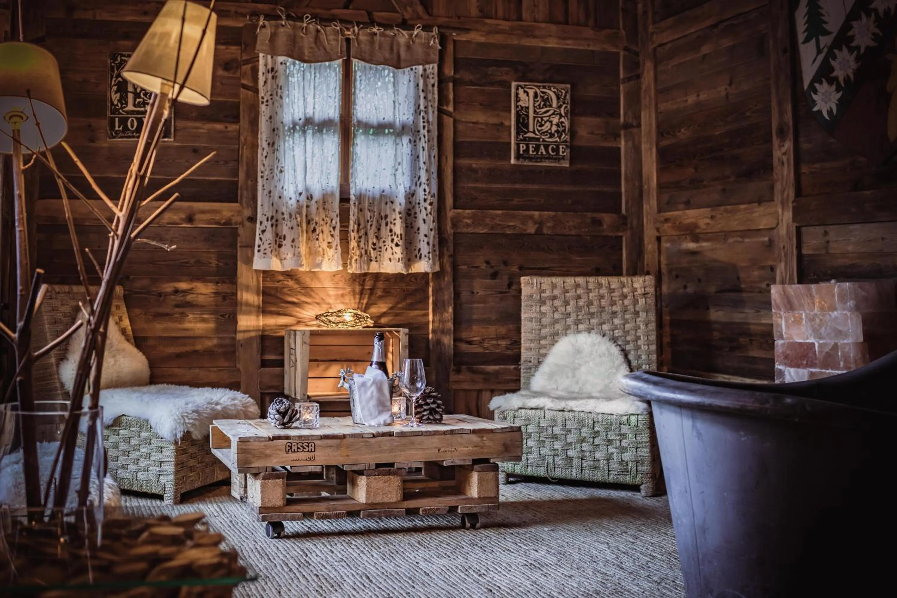 Living room in Chalet Svizzero