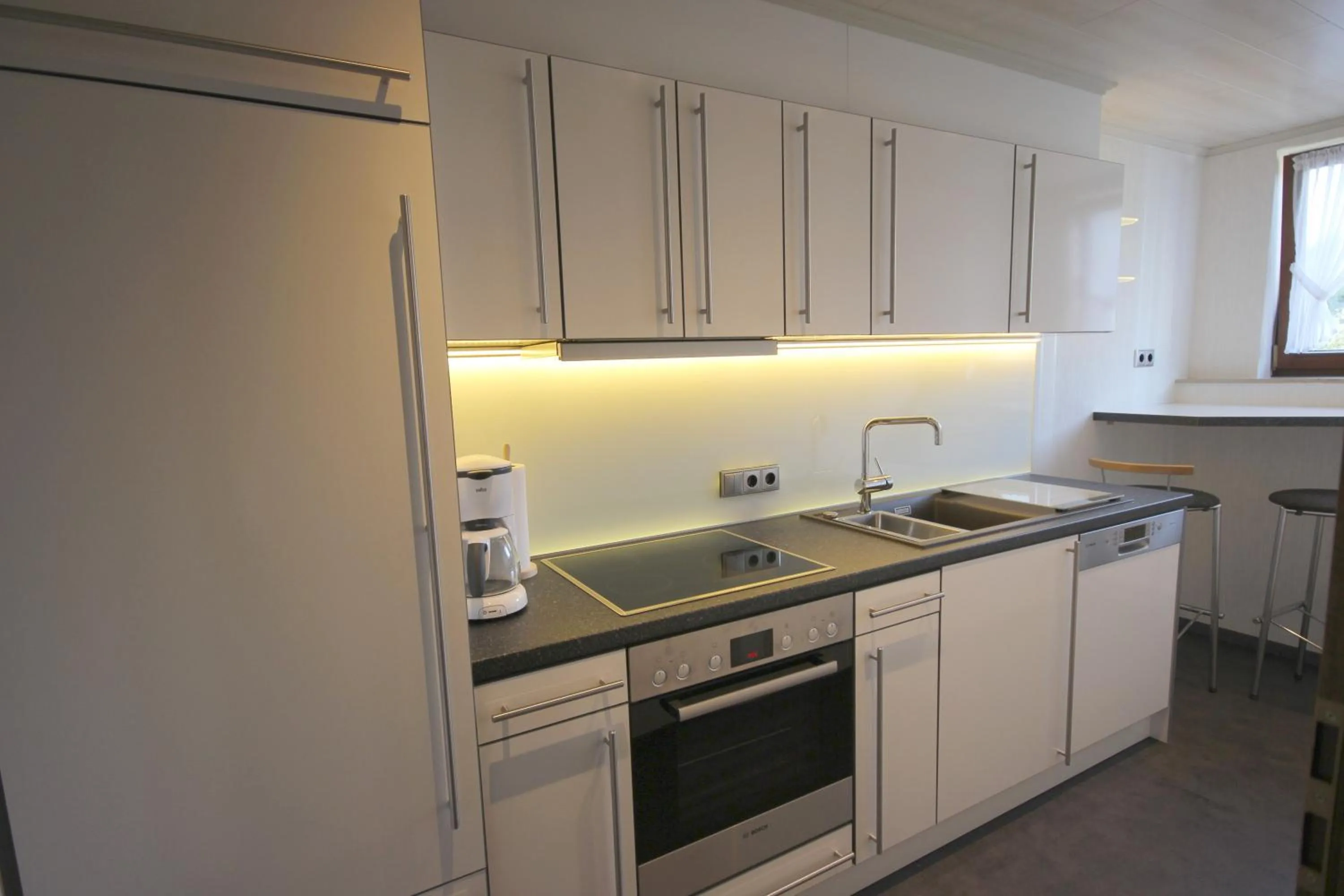 Kitchen or kitchenette in Ferienhaus Marienweg