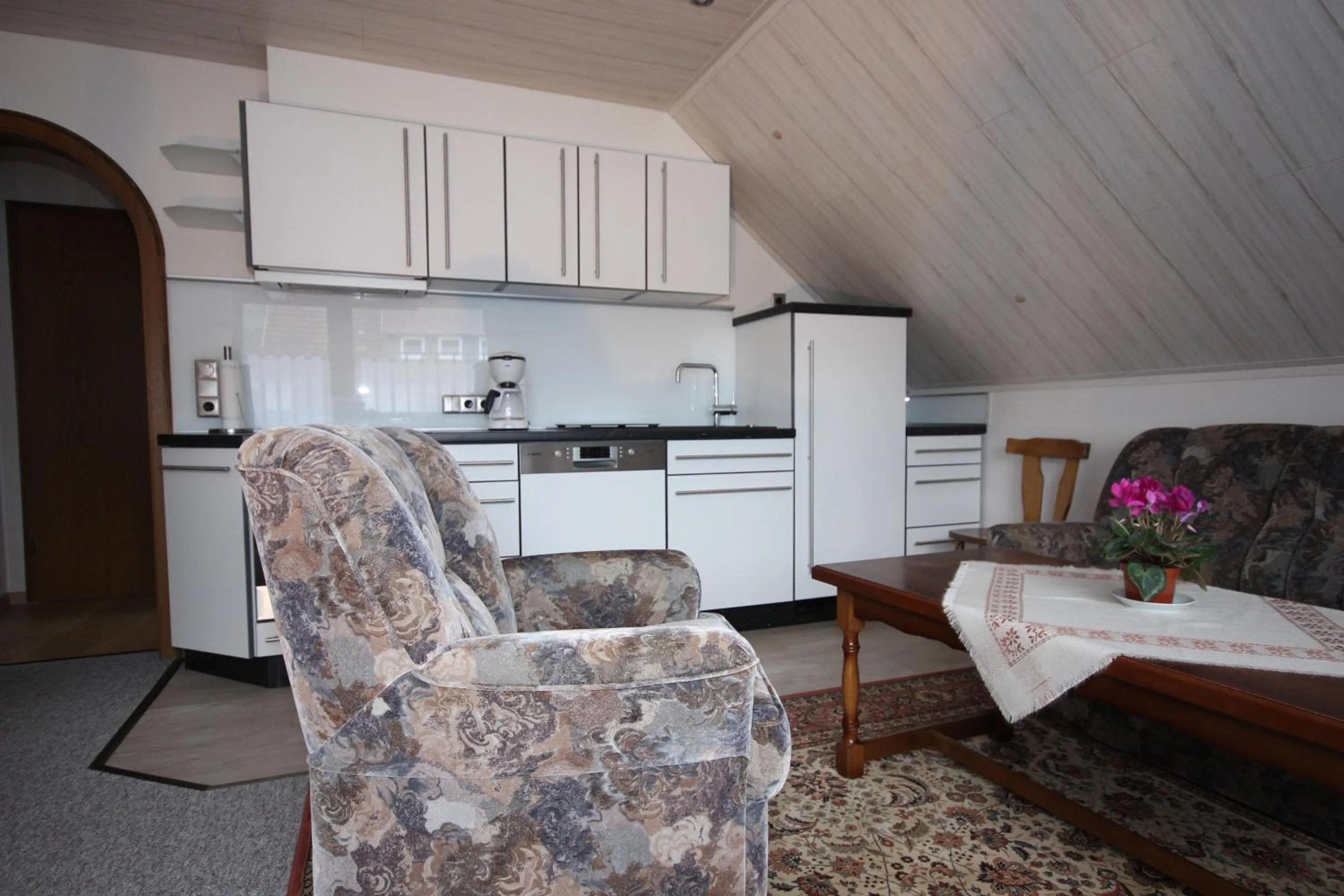 Kitchen or kitchenette in Ferienhaus Marienweg