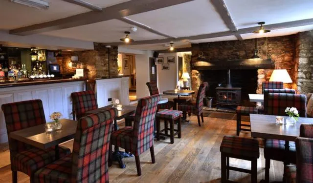 Lounge or bar in The George at Nunney