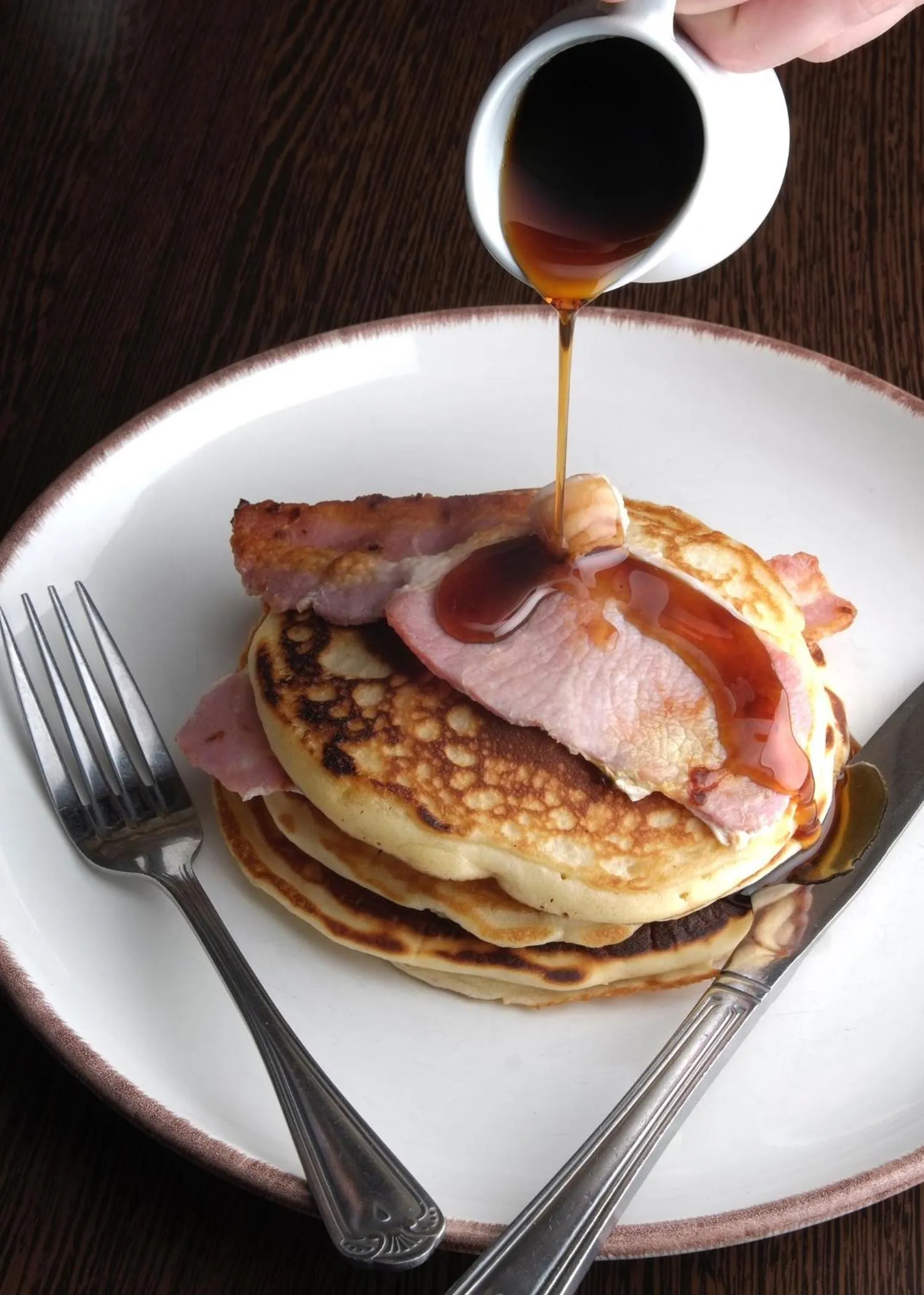 Food and drinks in The George at Nunney