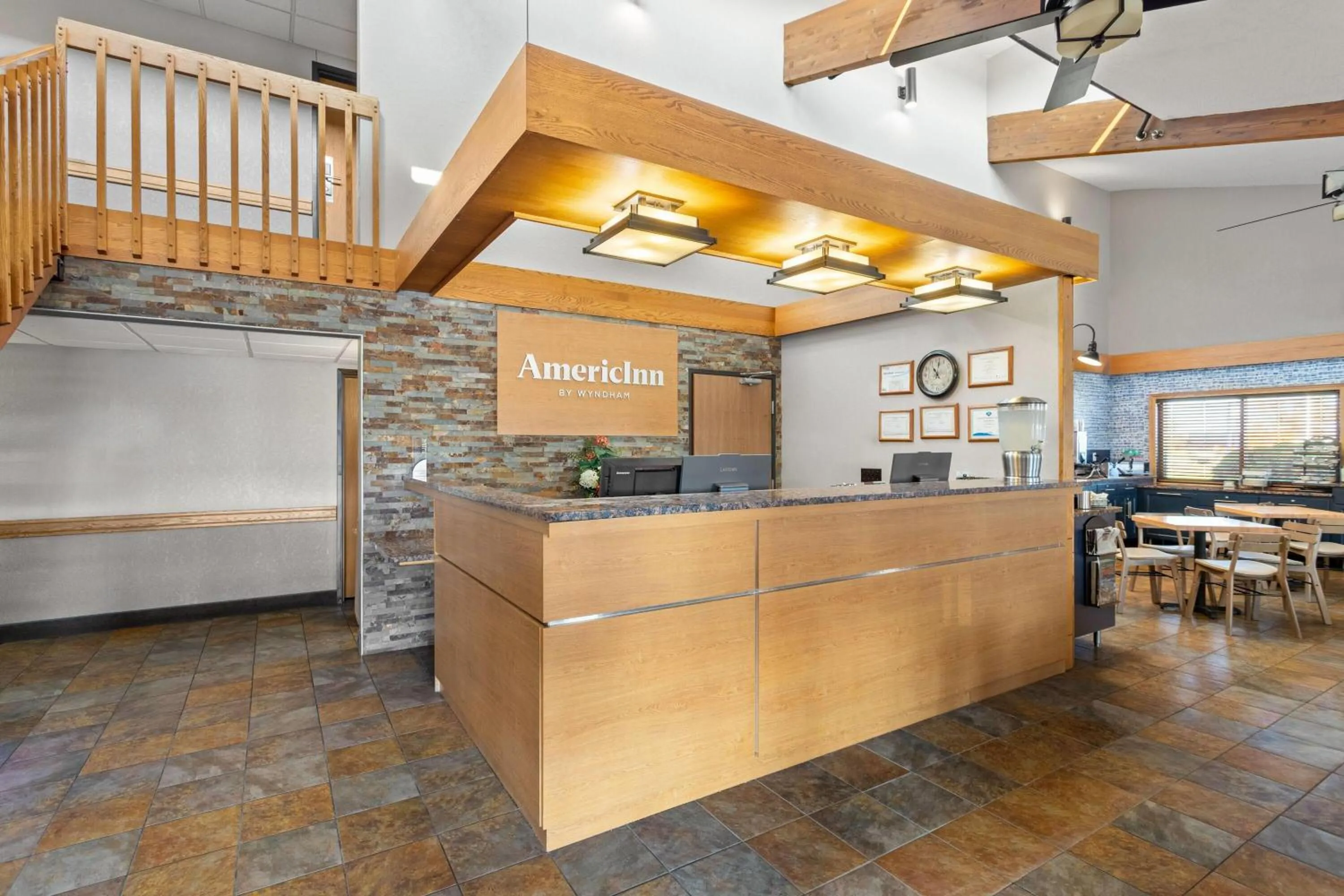 Lobby or reception in AmericInn by Wyndham Roseau