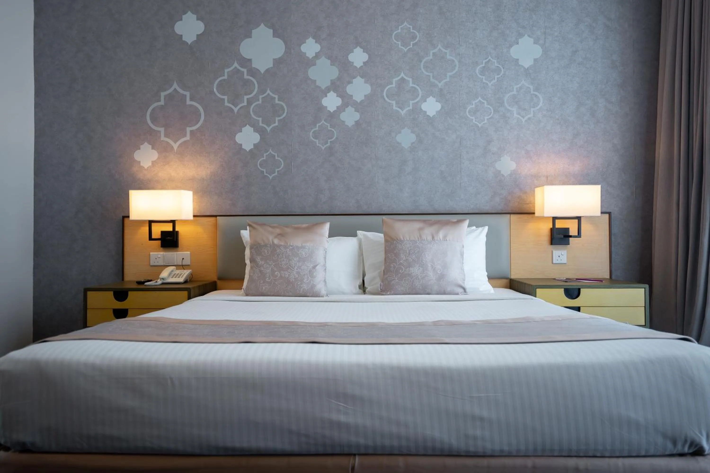 Bed in Paya Bunga Hotel Terengganu