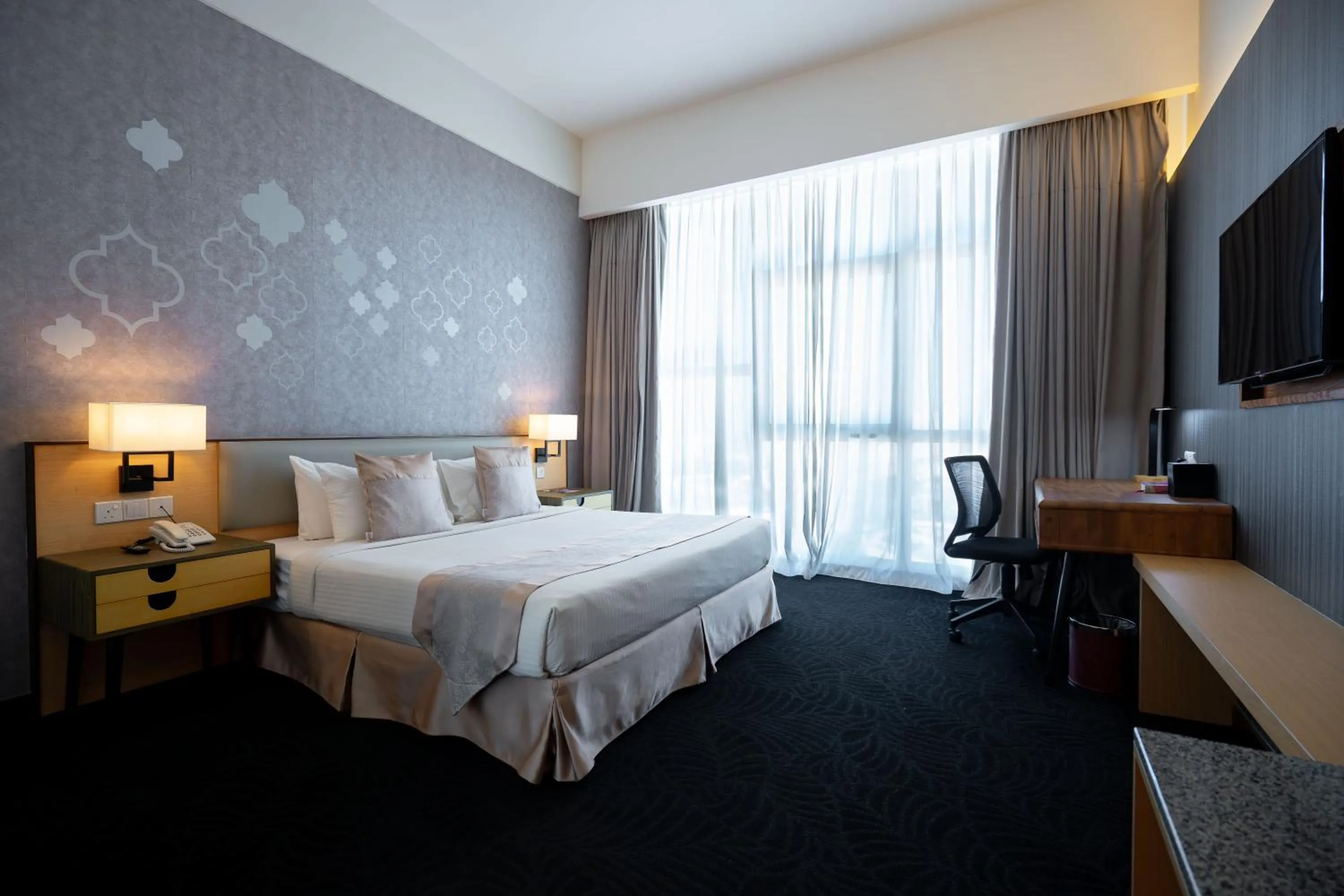 Bed in Paya Bunga Hotel Terengganu