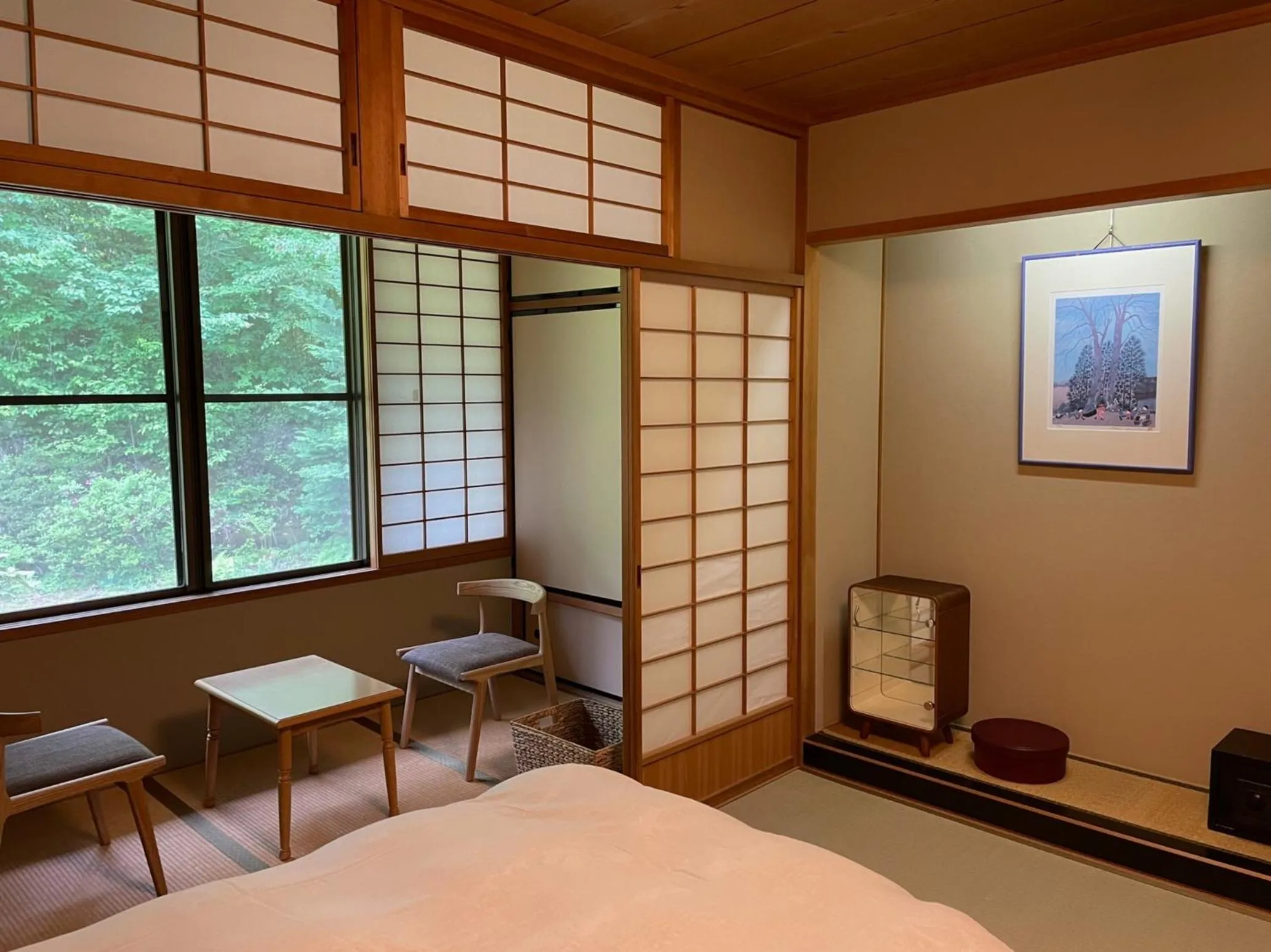Photo of the whole room, Bed in Yamabiko