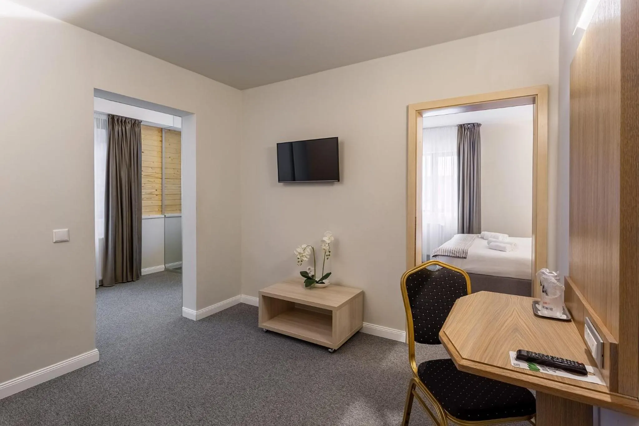 Living room, Bed in Eden Grand Resort