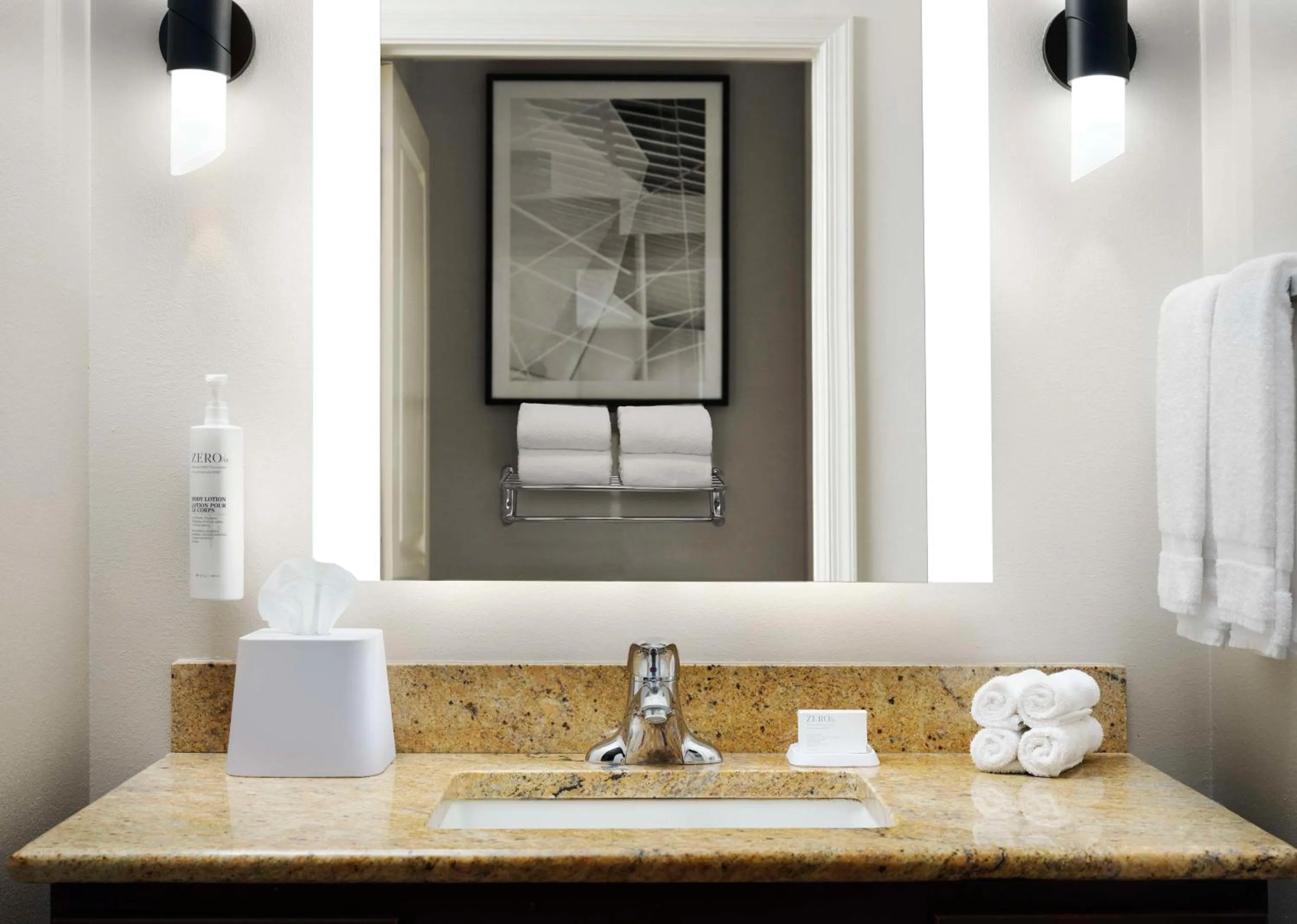 Bathroom in Homewood Suites by Hilton Carle Place - Garden City, NY