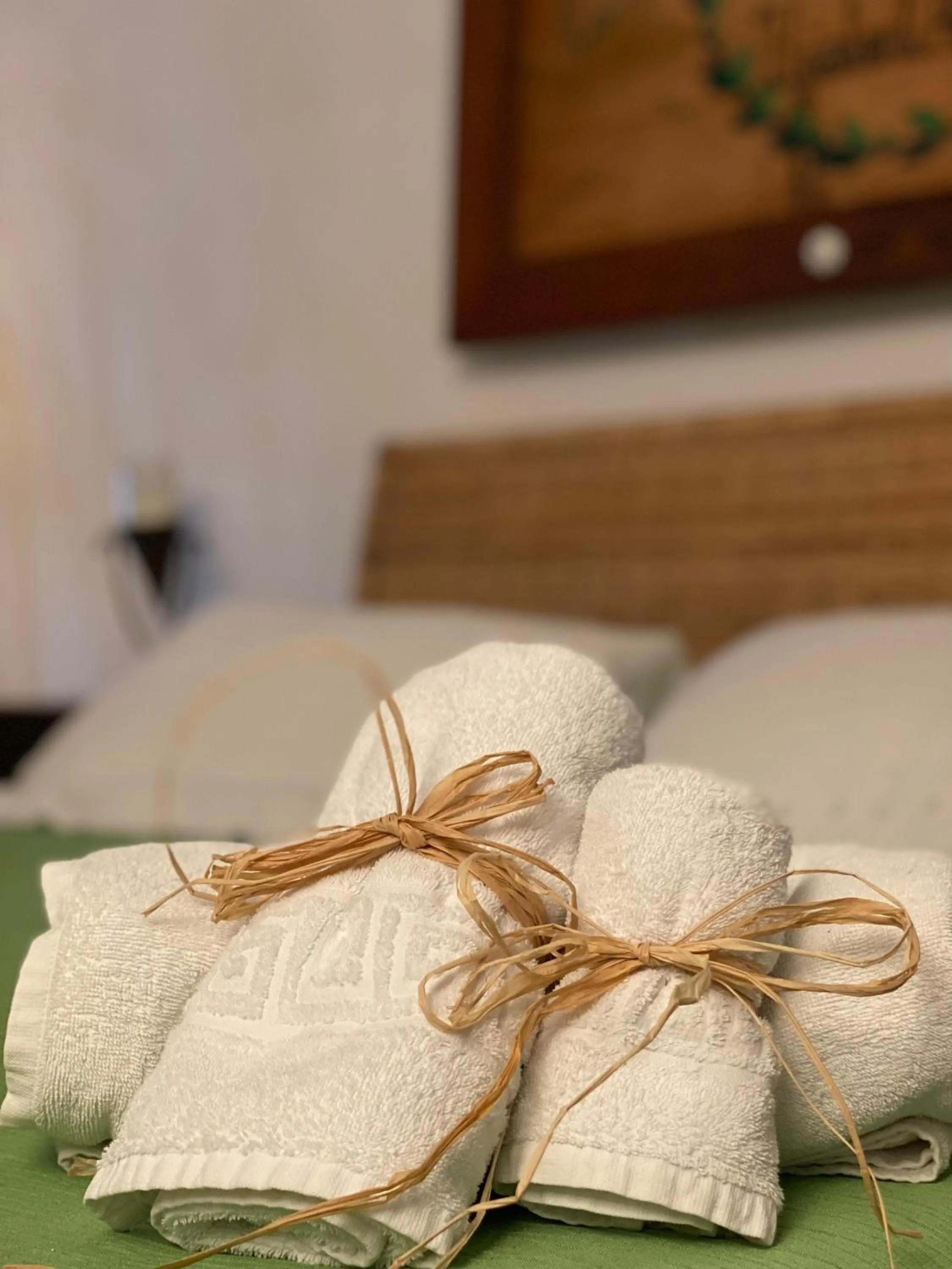 towels in B&B Il giardino di Armida