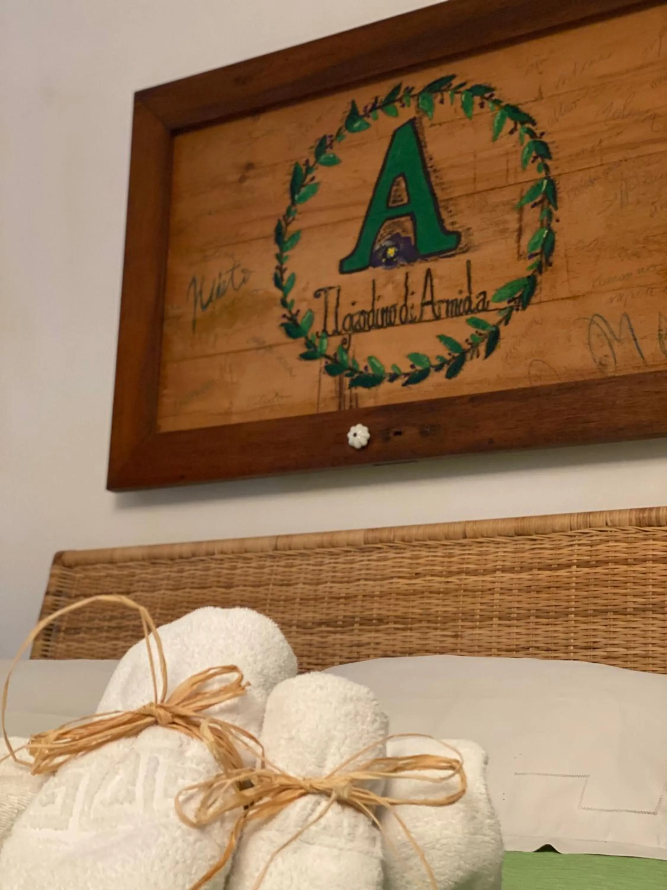 Decorative detail in B&B Il giardino di Armida