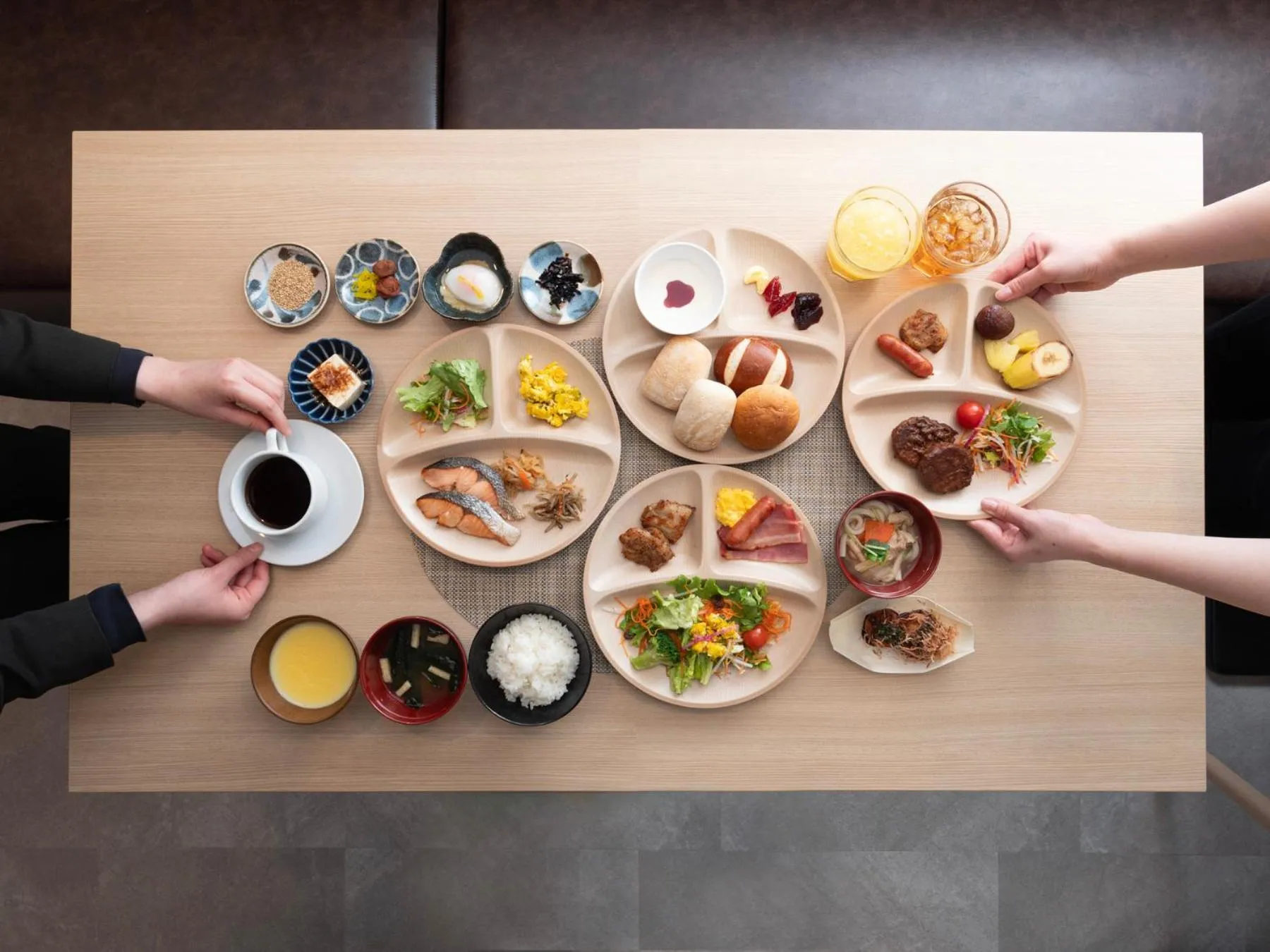 Food and drinks in Super Hotel Osaka Natural Hot Springs